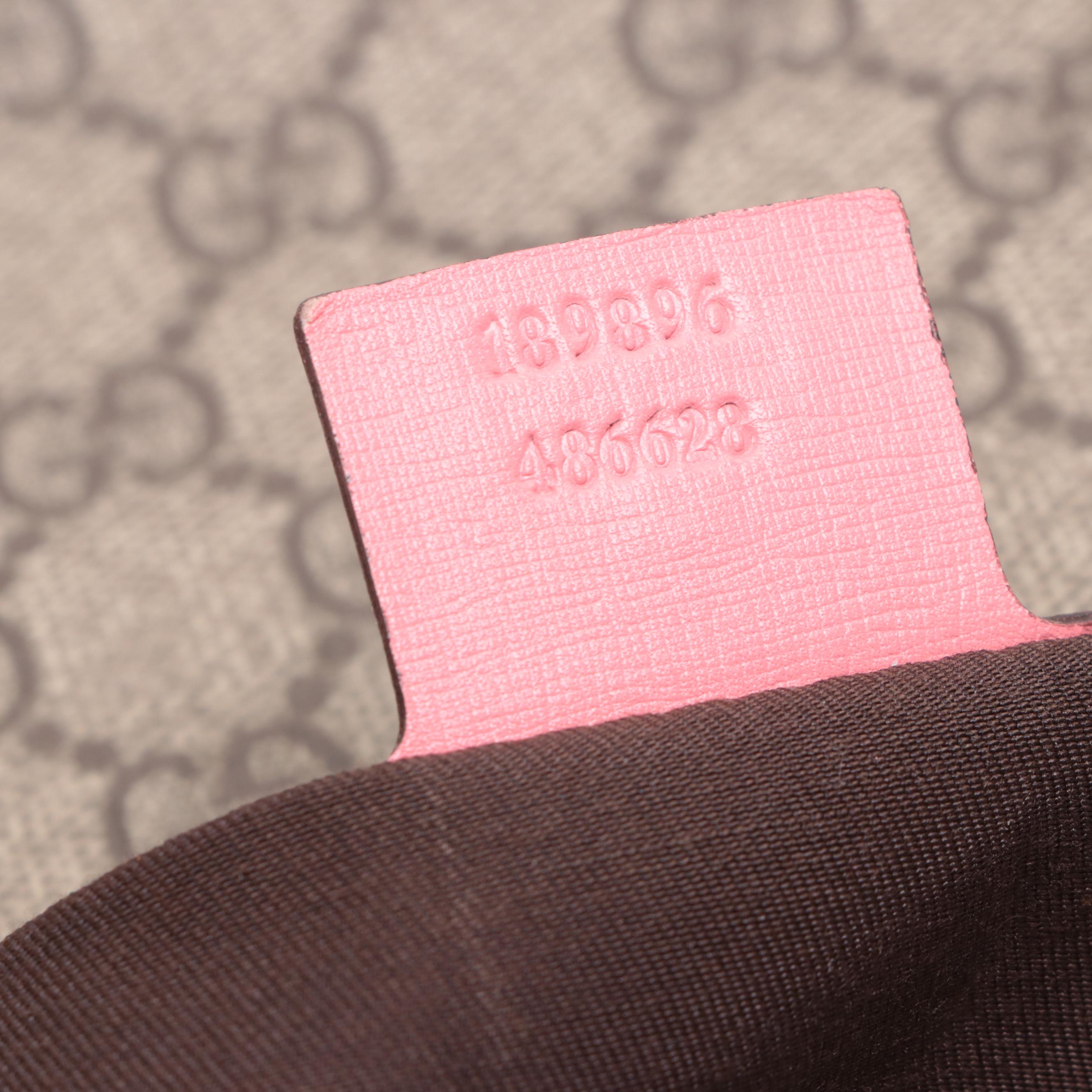 Gucci GG Supreme Canvas and Leather Tote