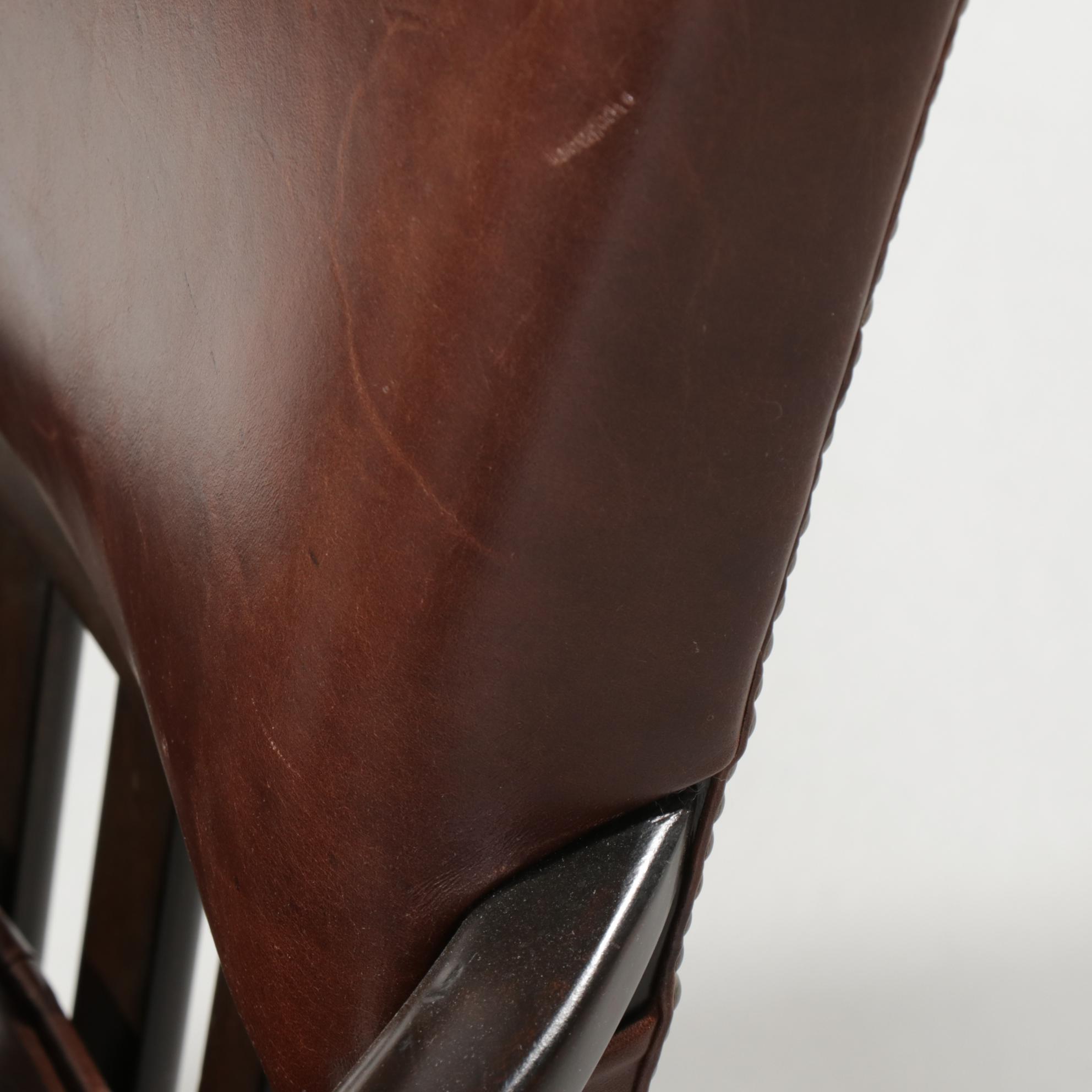 Stanley Furniture Extension Dining Table and Eight Brass-Tacked Chairs