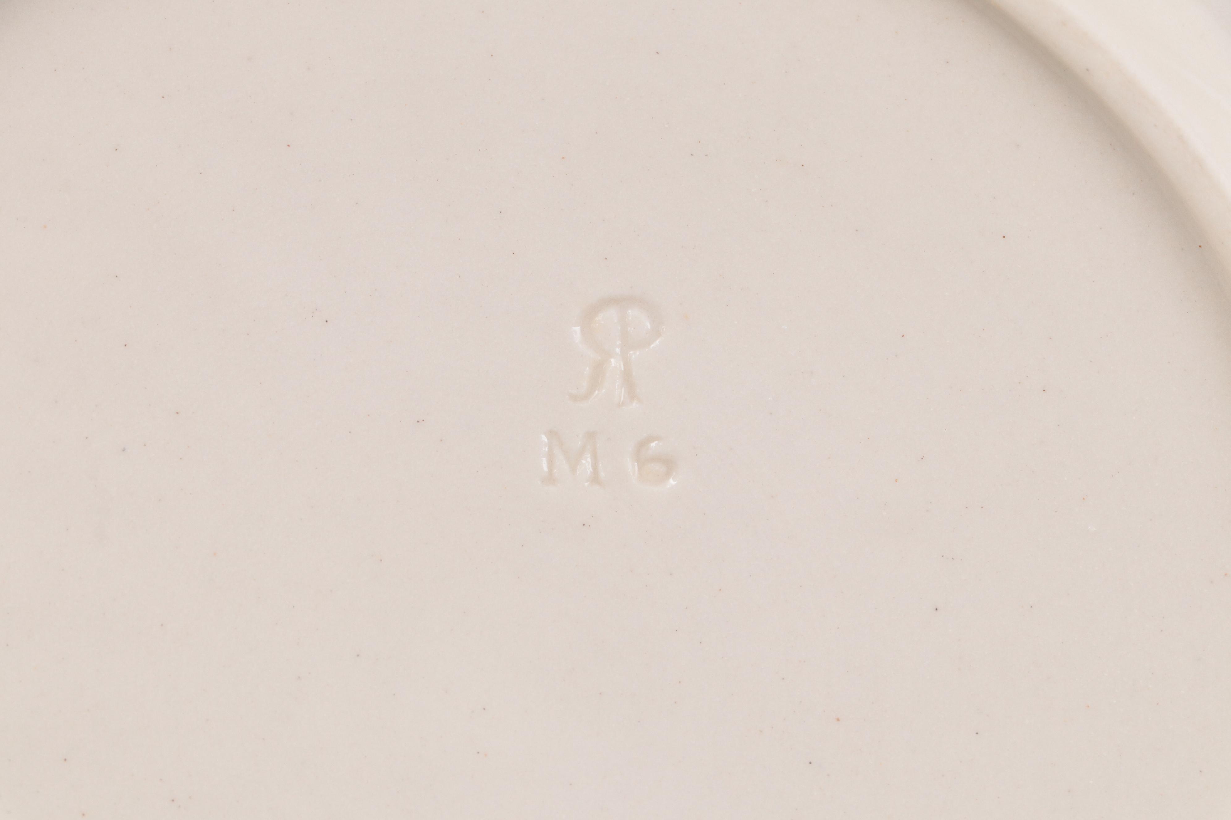 Rookwood Pottery Blue Ship Motif Ceramic Dinnerware, 1920s