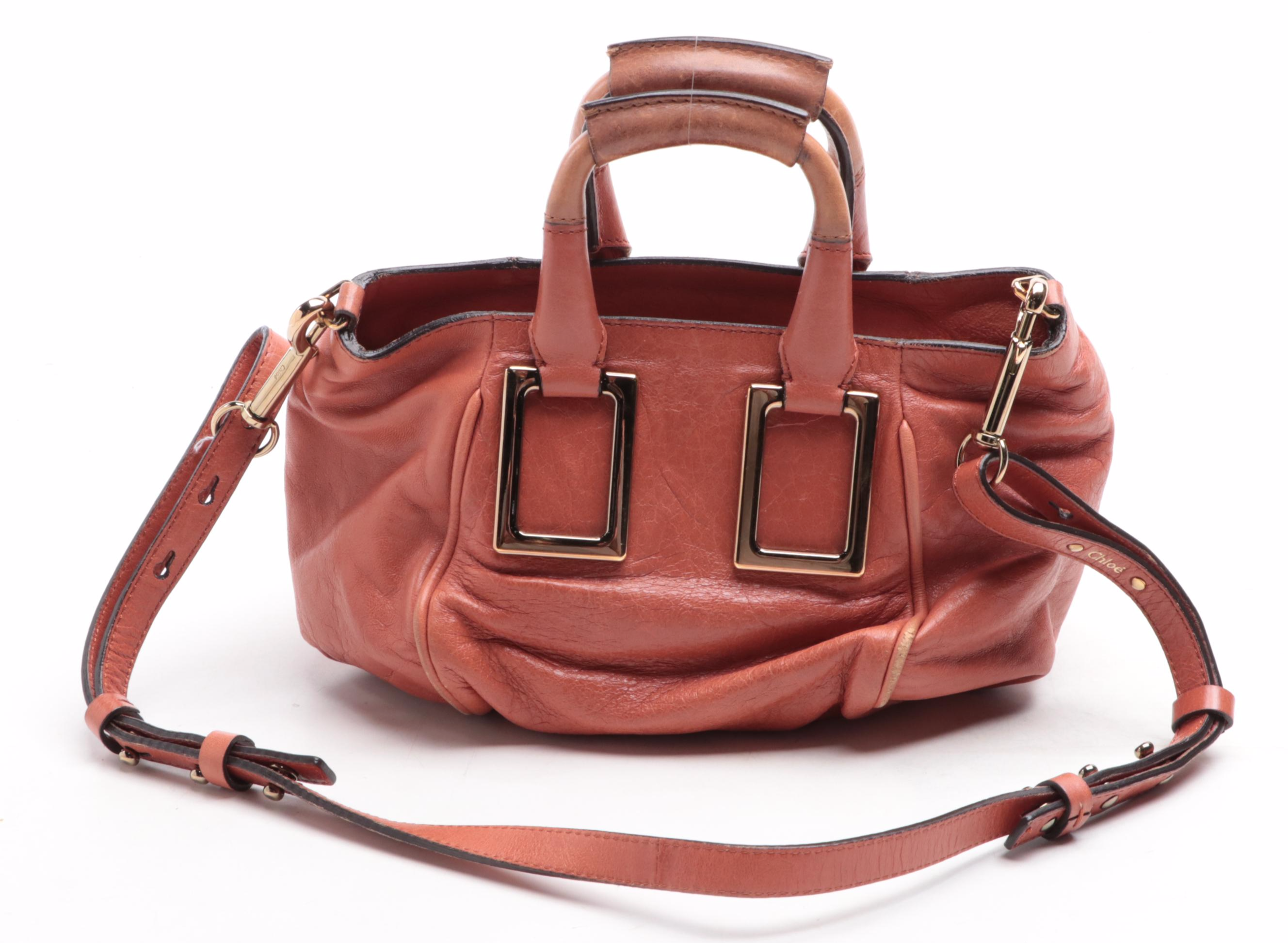 Chloé Mini Ethel Two-Way Bag in Grain Leather