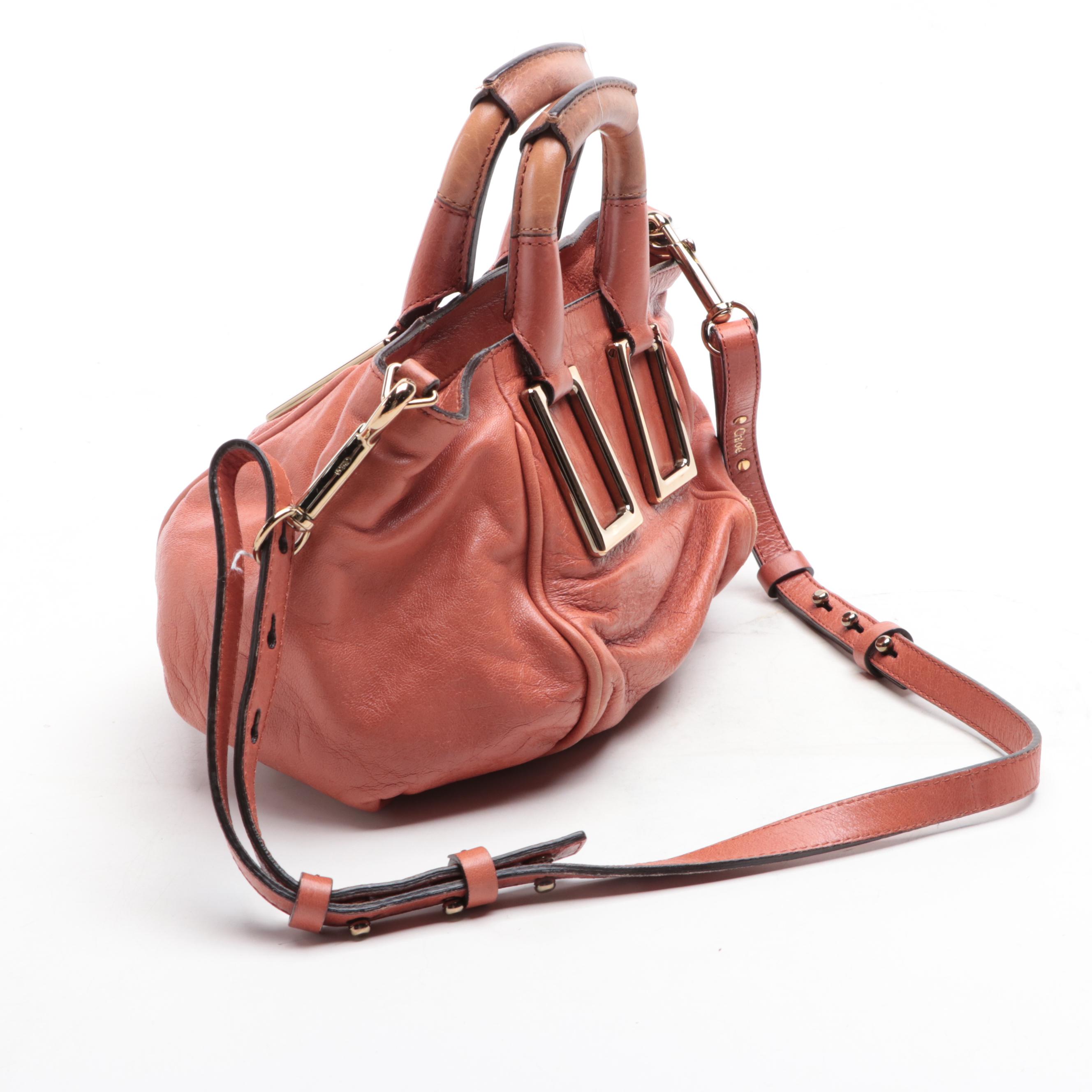 Chloé Mini Ethel Two-Way Bag in Grain Leather