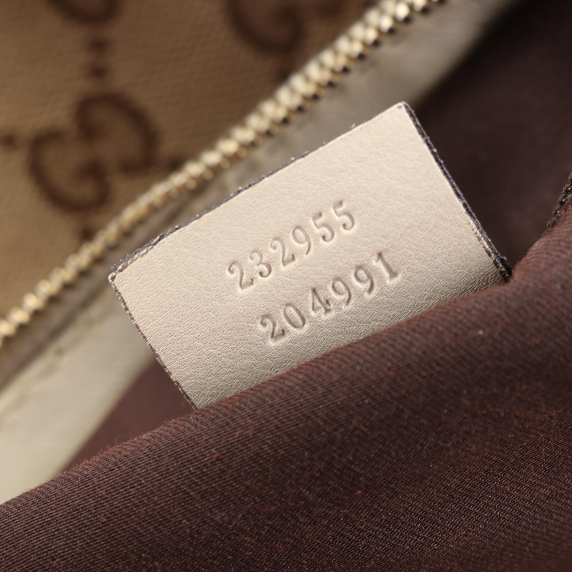 Gucci Sukey Medium Hobo Shoulder Bag in GG Canvas and Leather