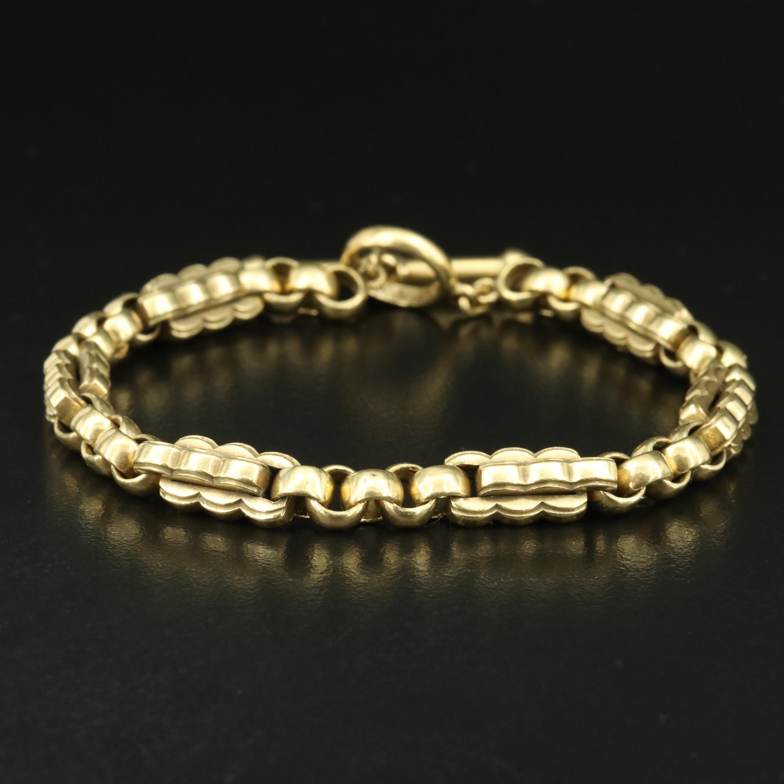 Barry Kieselstein-Cord 18K Scallop Bracelet