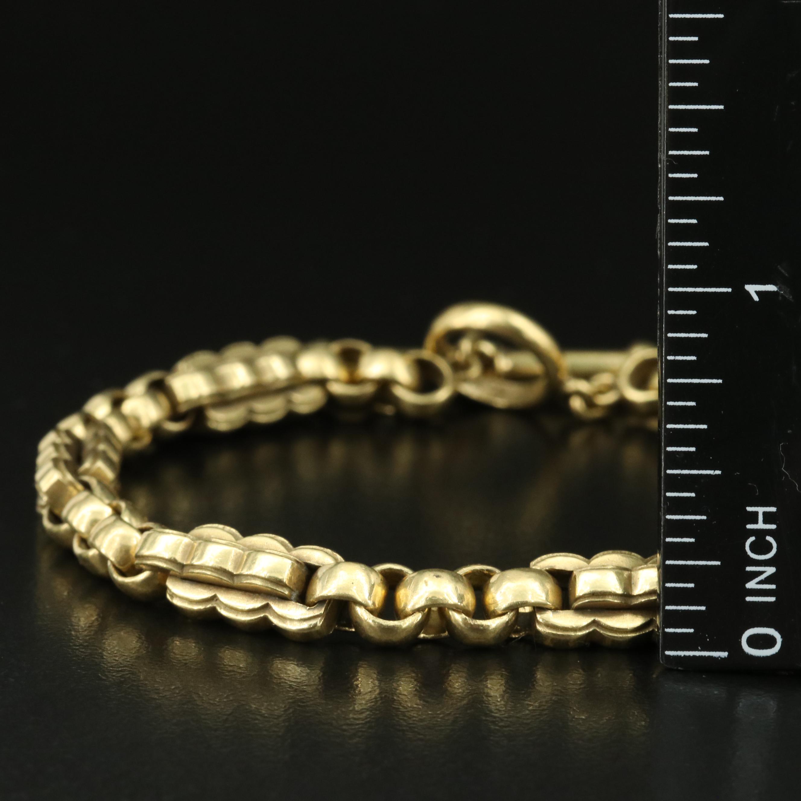 Barry Kieselstein-Cord 18K Scallop Bracelet