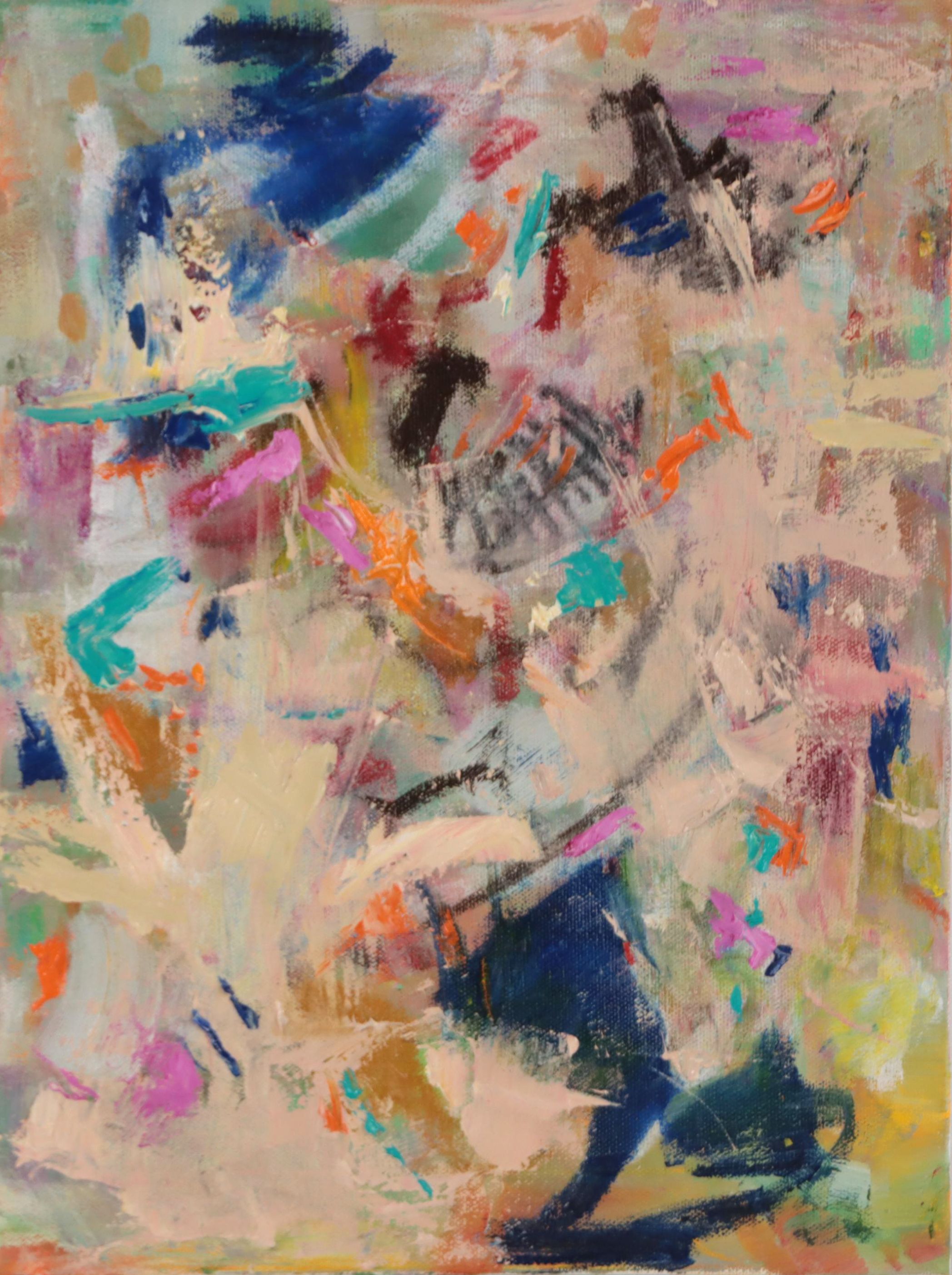 Sally Rosenbaum Abstract Oil Painting, 2023