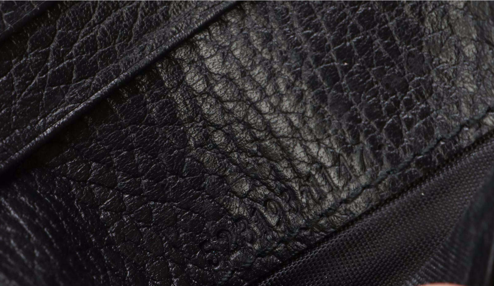 Gucci GG Flap Bifold Wallet in Grain Leather with Box