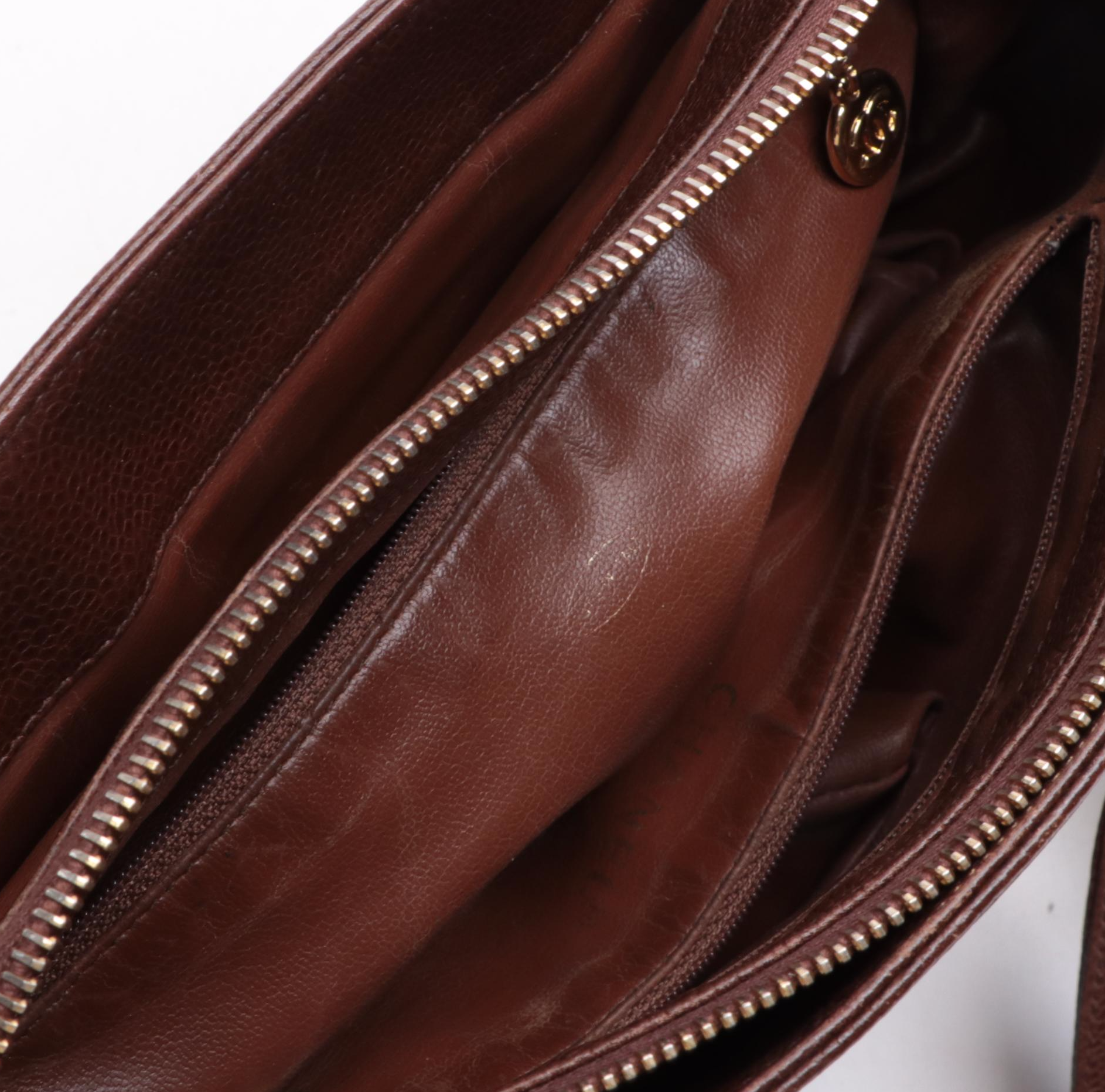 Chanel CC Turnlock Shoulder Bag in Caviar Leather