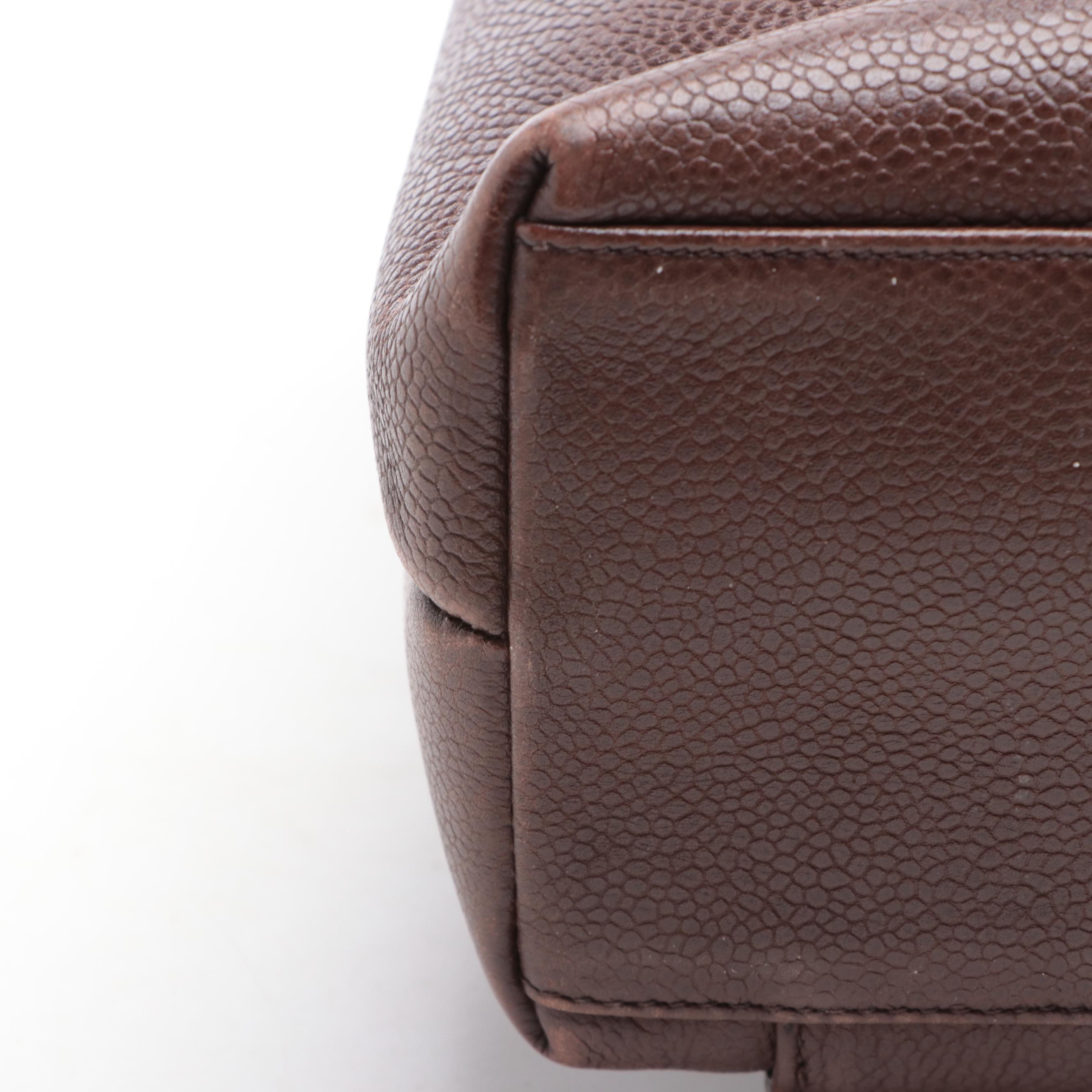 Chanel CC Turnlock Shoulder Bag in Caviar Leather