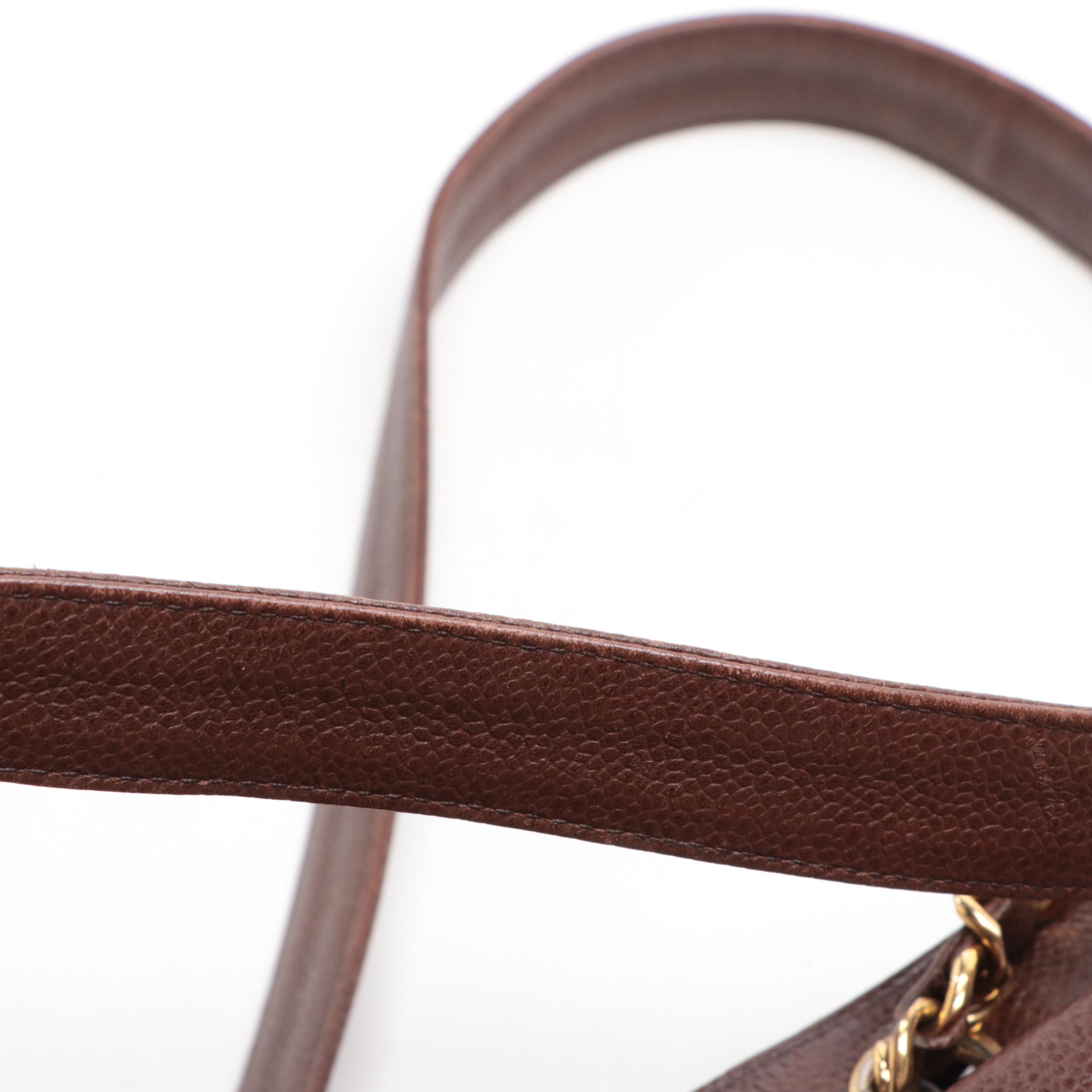 Chanel CC Turnlock Shoulder Bag in Caviar Leather