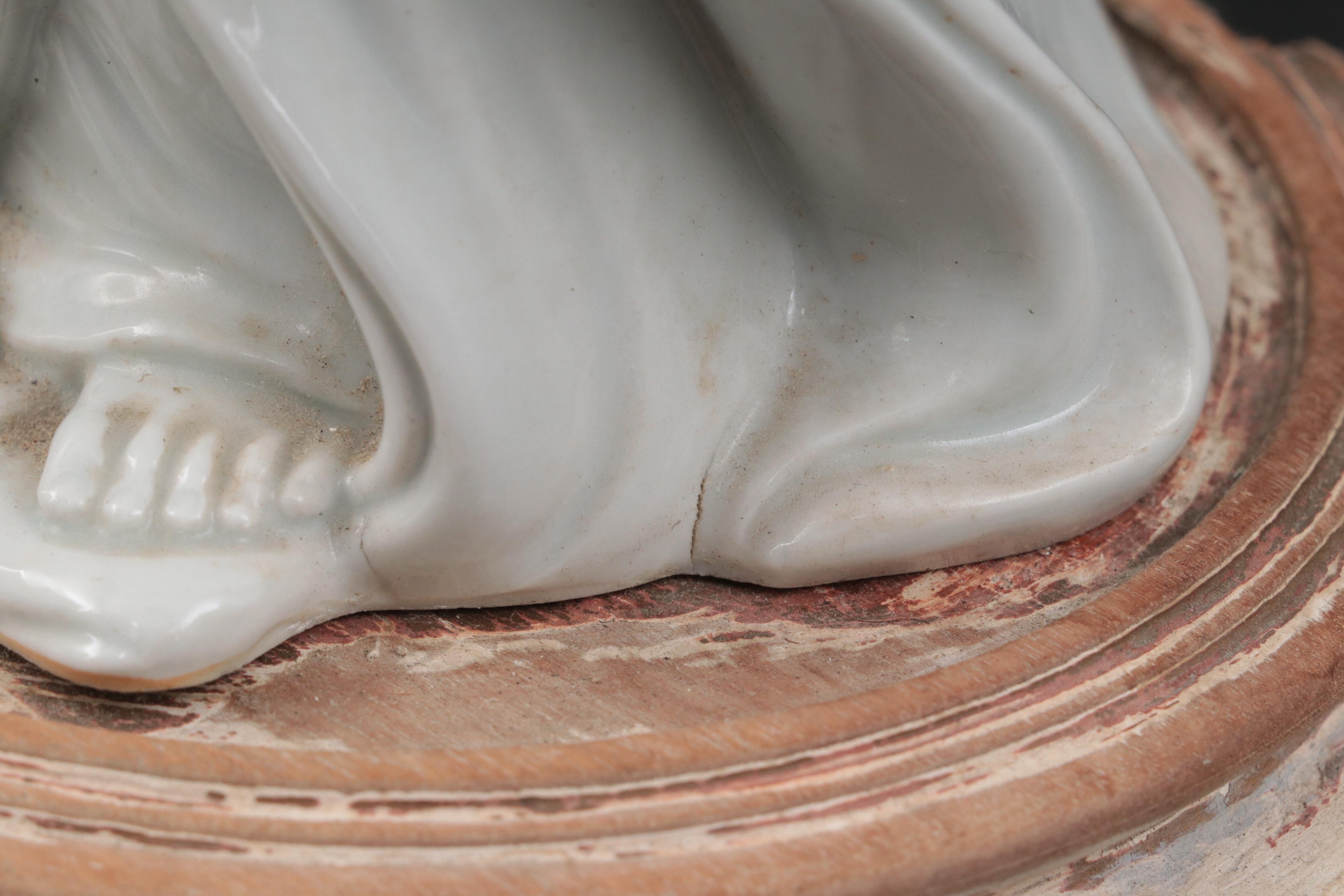 Japanese Blanc de Chine Porcelain Figurine