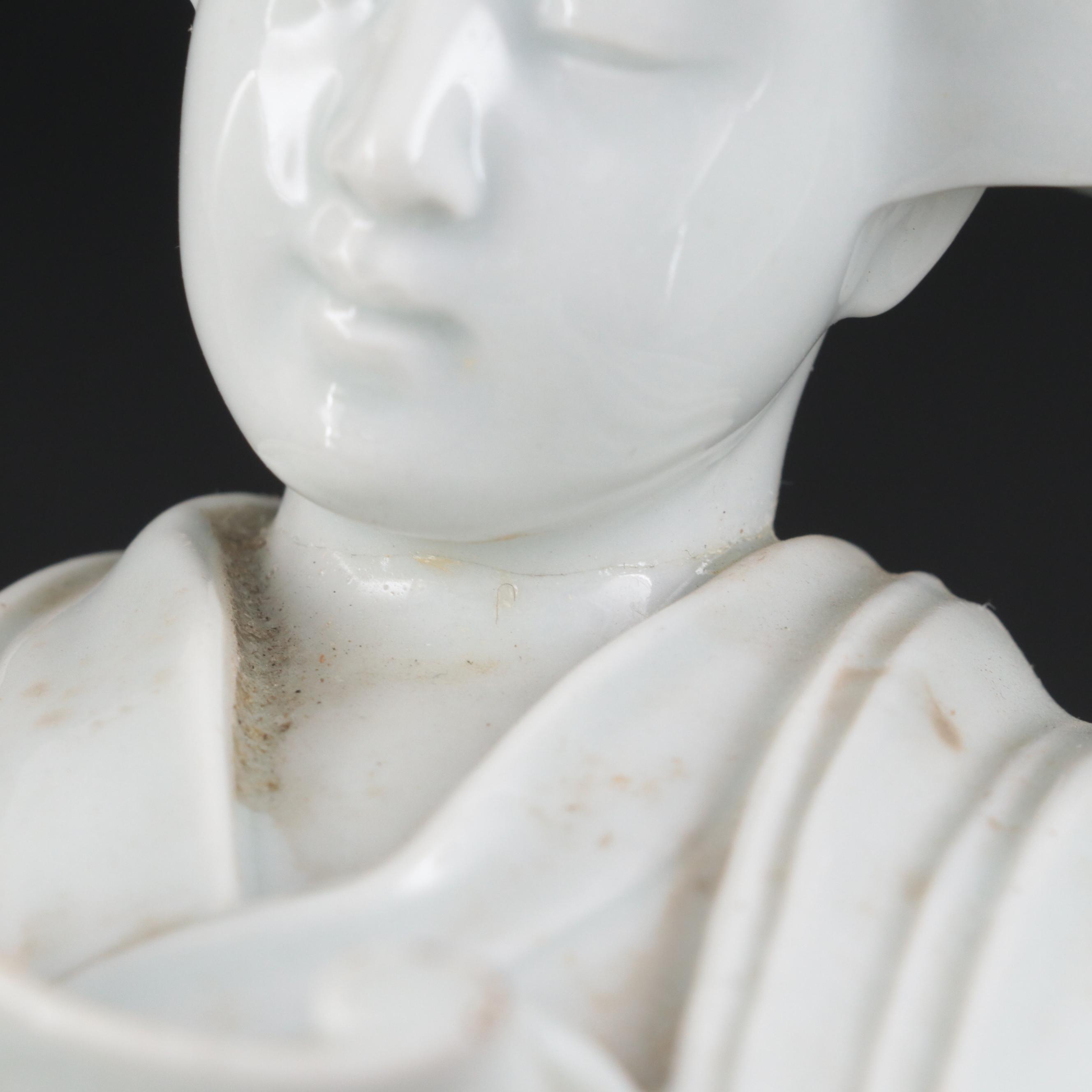 Japanese Blanc de Chine Porcelain Figurine