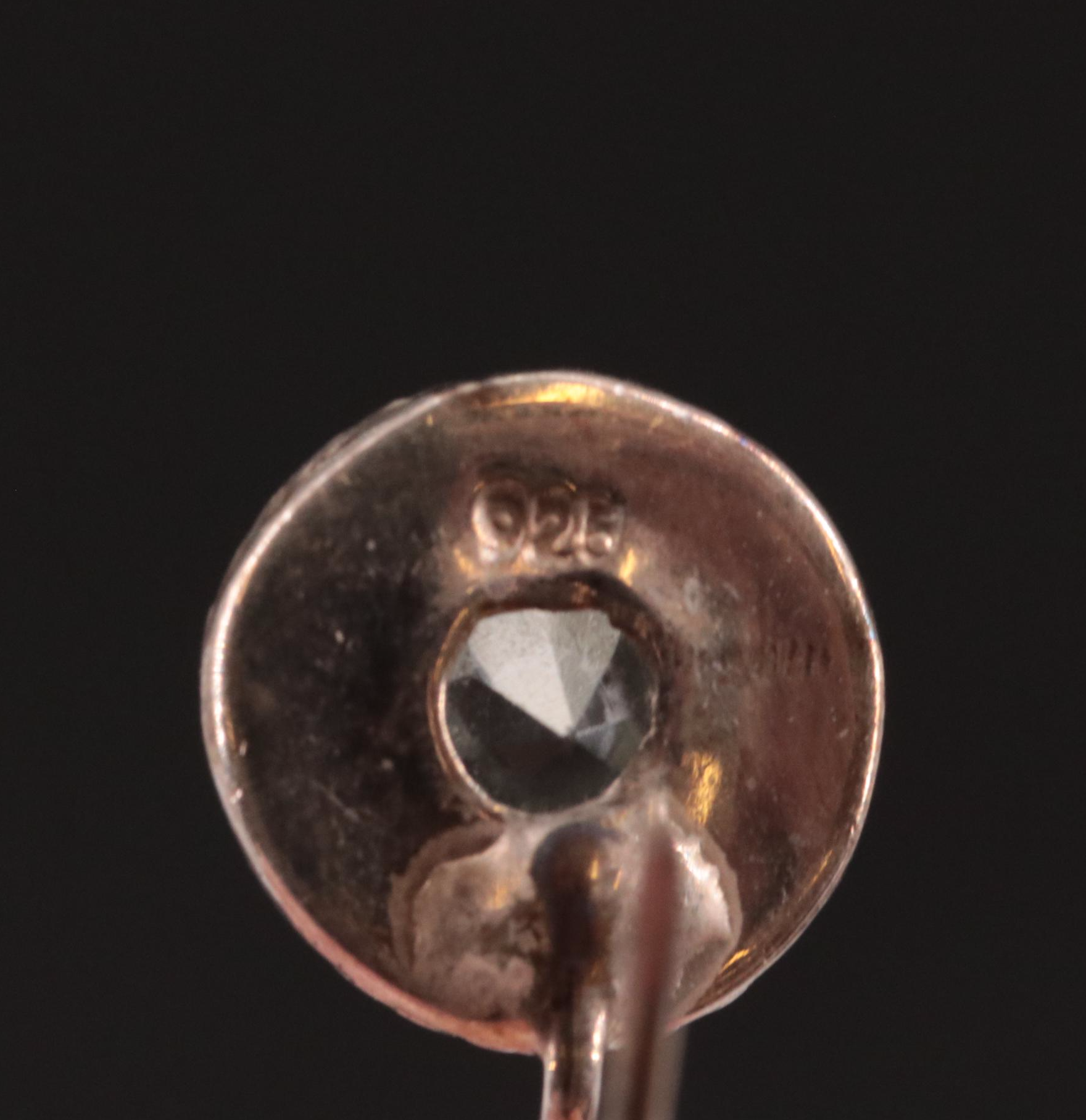 Sterling Citrine Drop Earrings