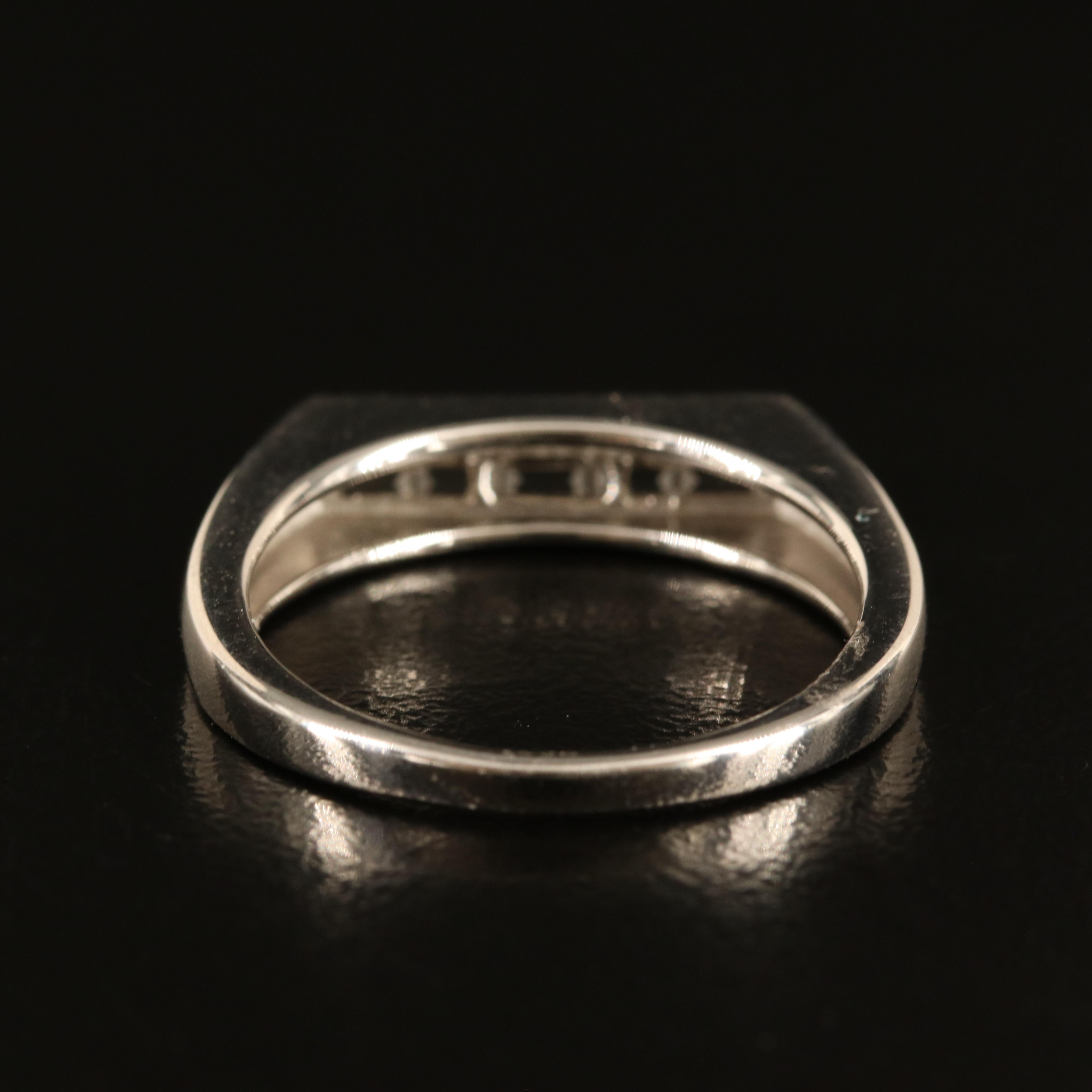 Sterling White Sapphire Band