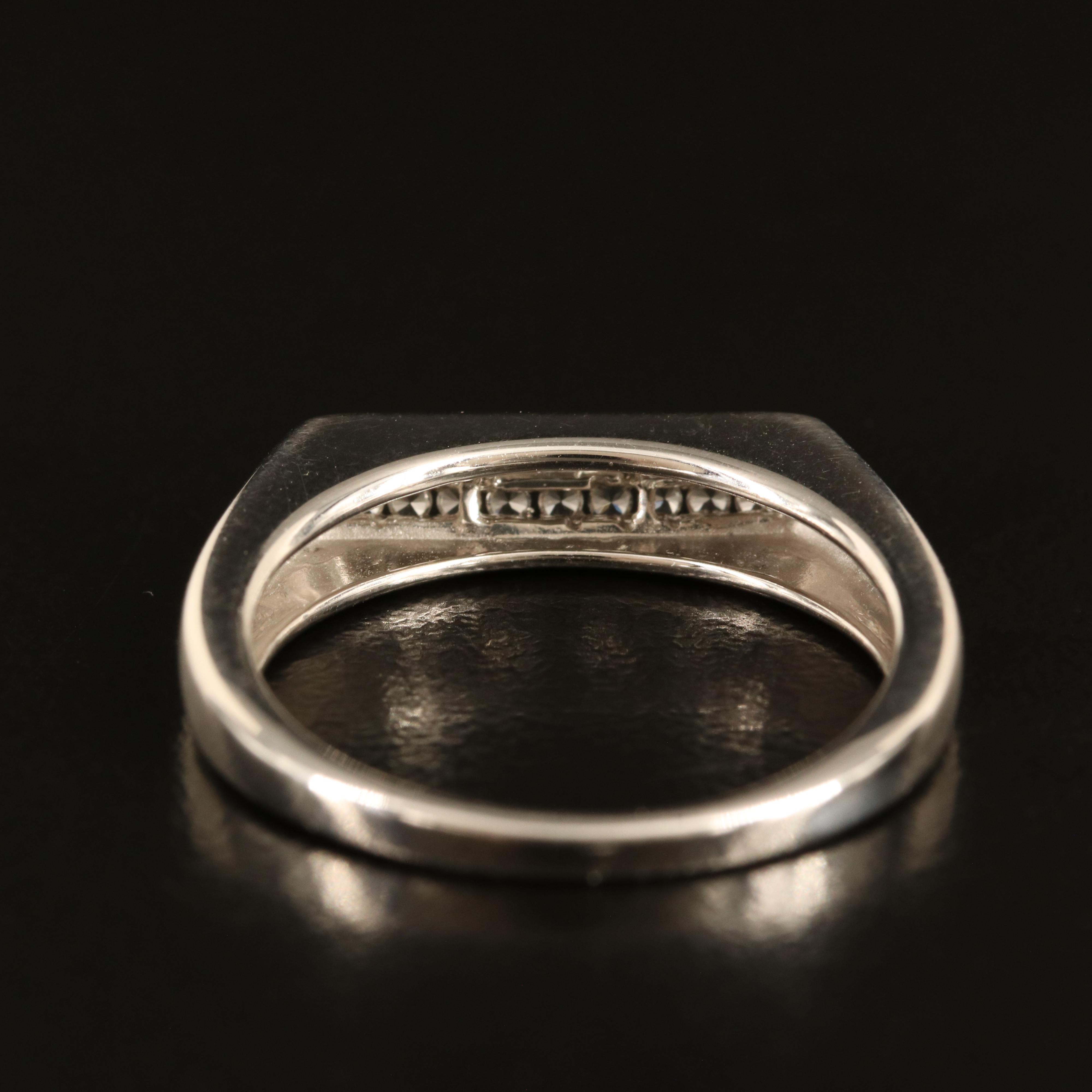 Sterling White Sapphire Band