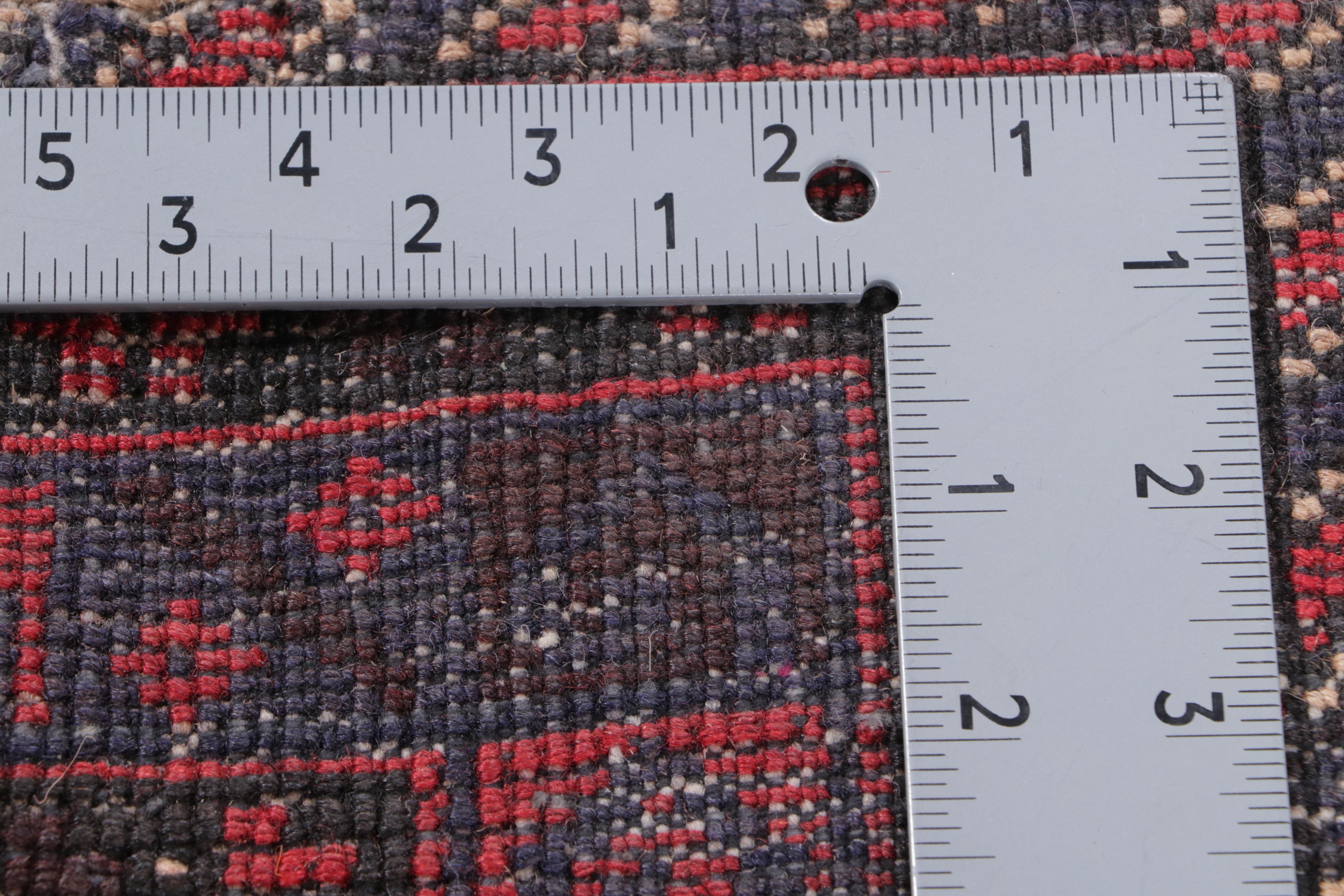 2'11 x 4'8 Hand-Knotted Afghan Baluch Accent Rug