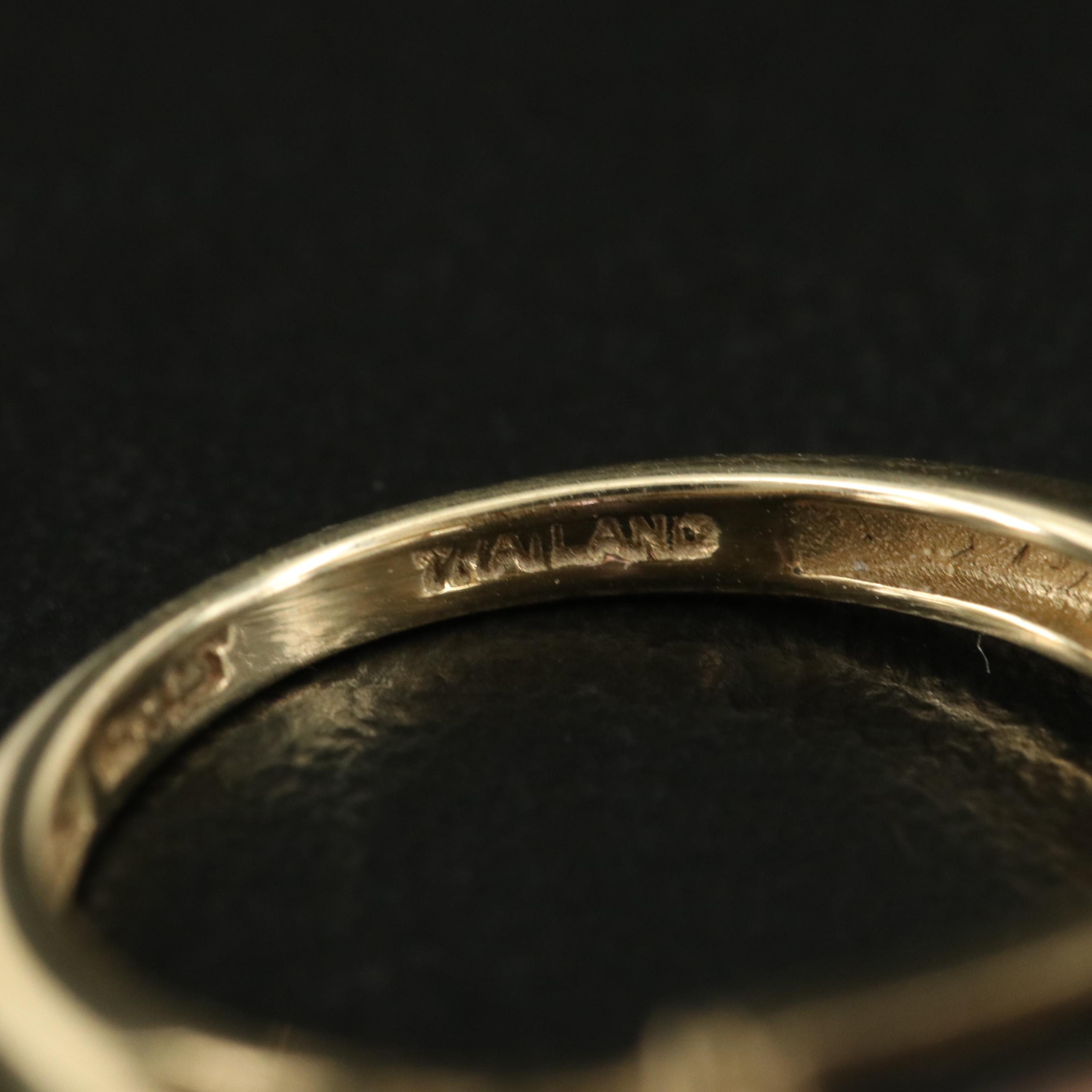 10K Ametrine and Diamond Ring