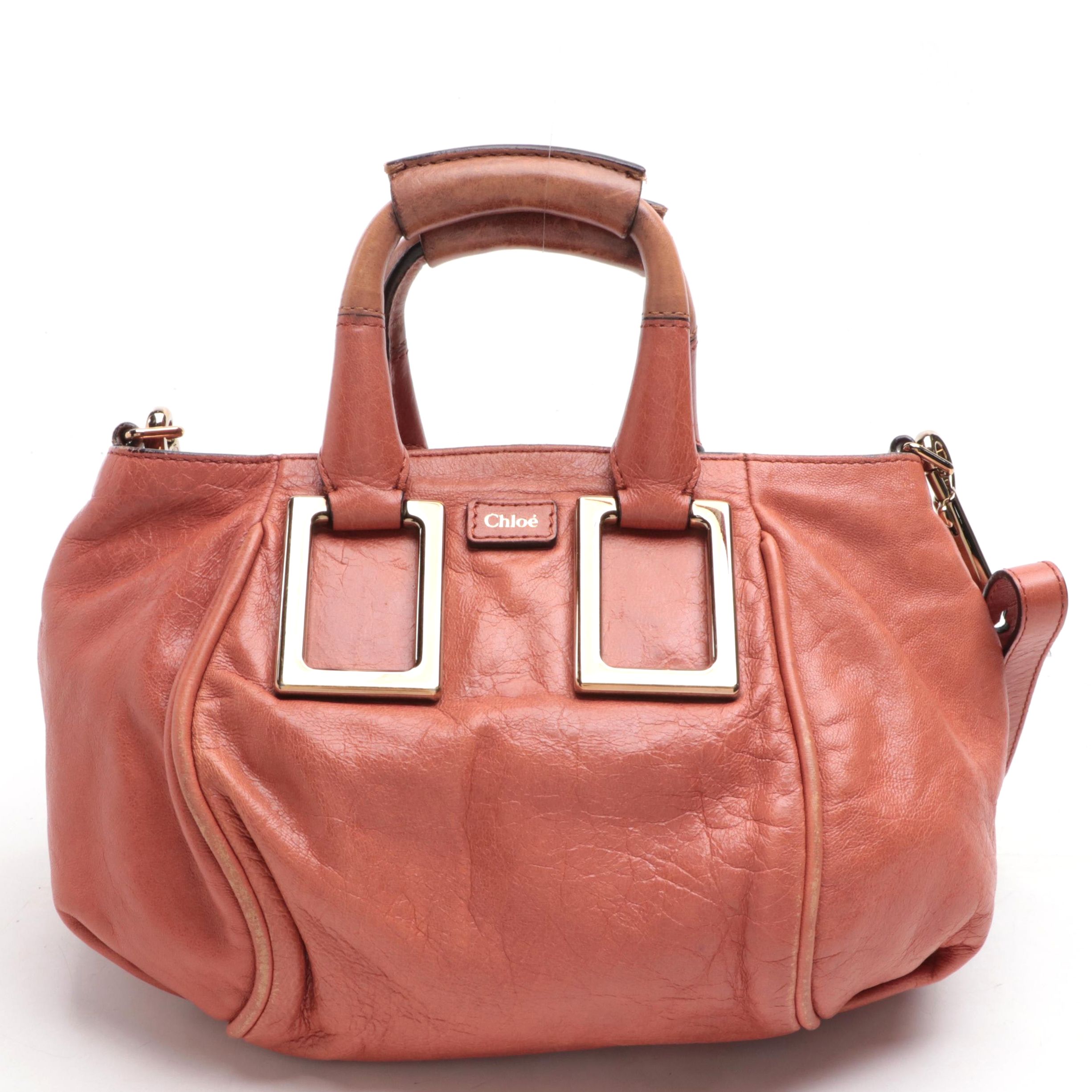 Chloé Mini Ethel Two-Way Bag in Grain Leather