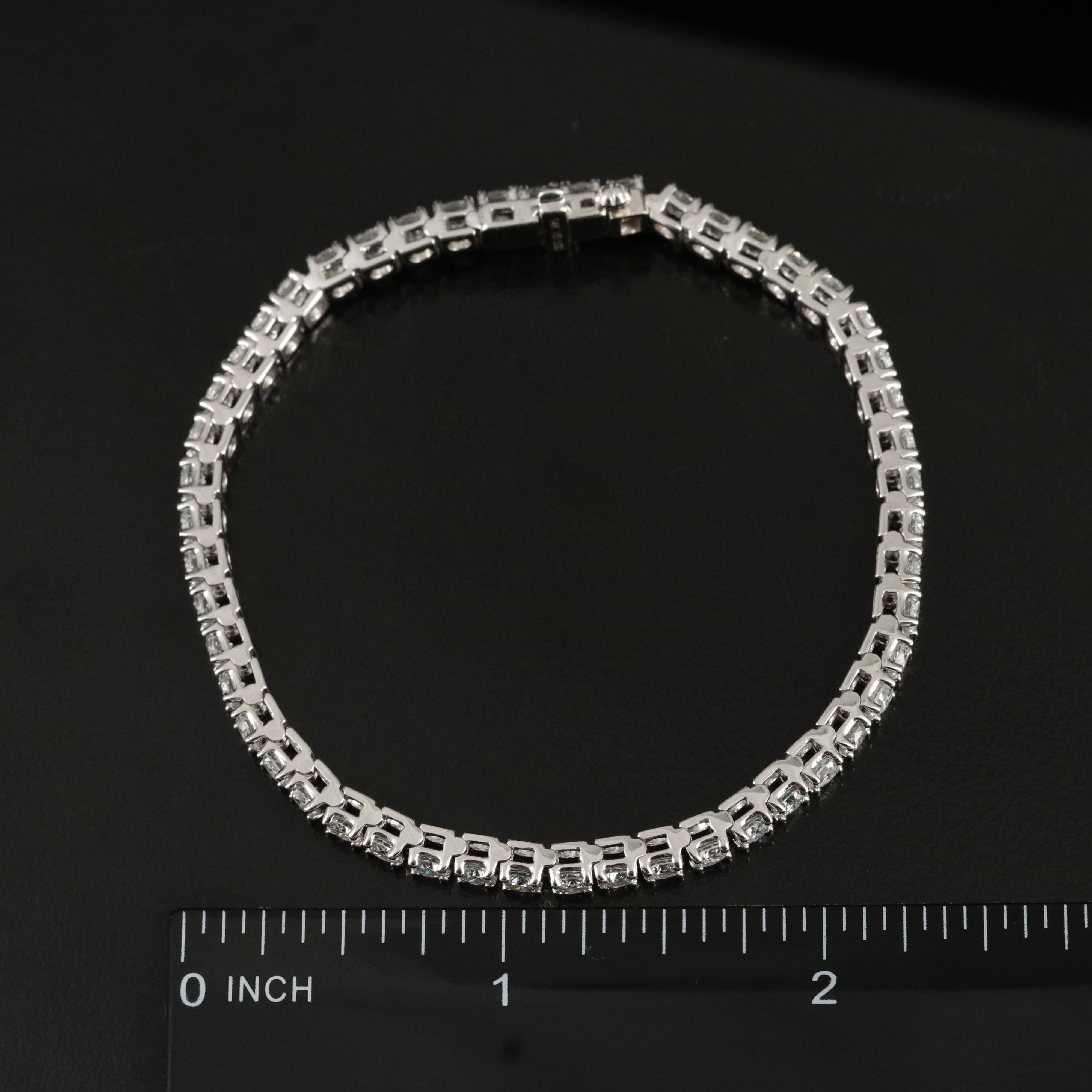 14K 6.00 CTW Lab Grown Diamond Line Bracelet