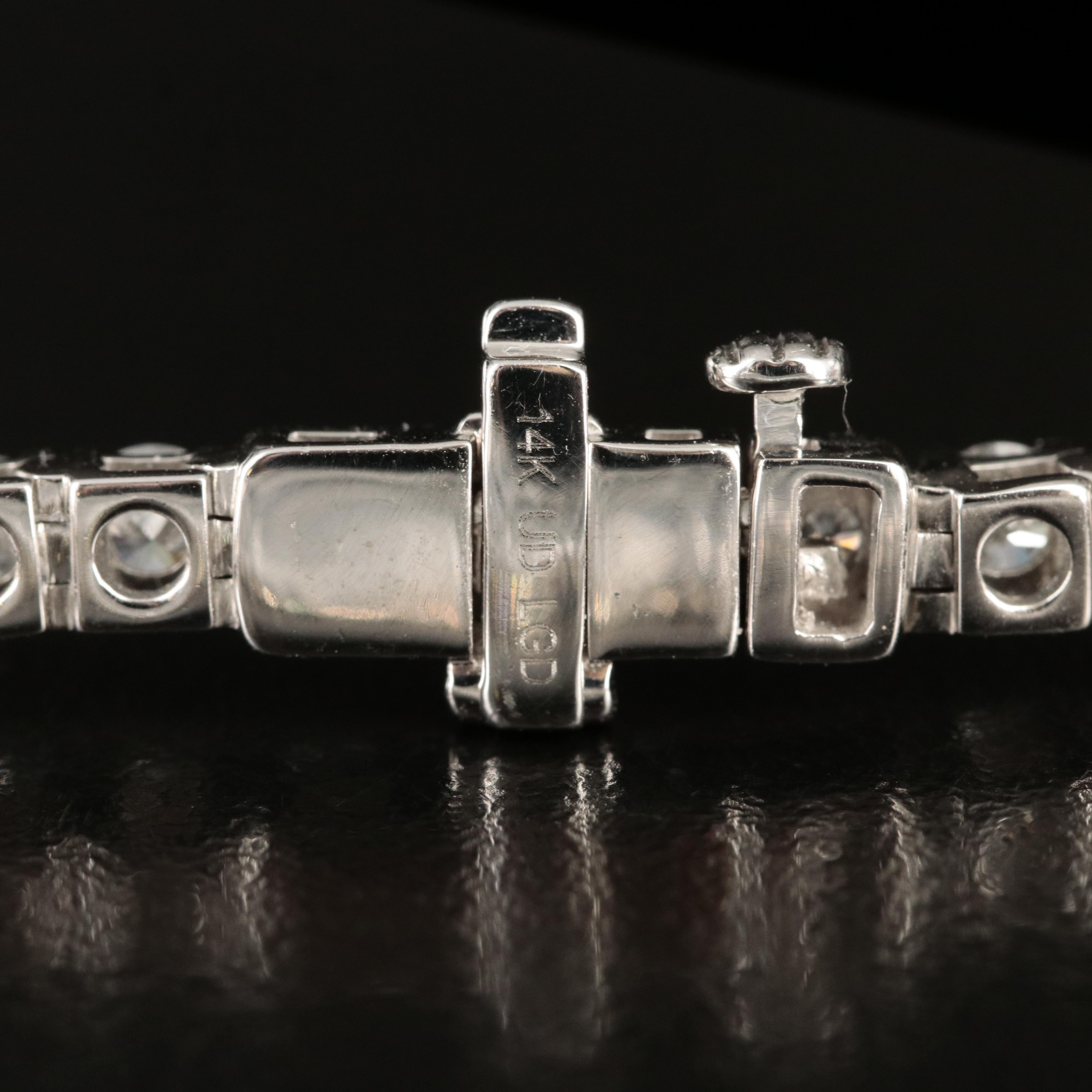 14K 6.00 CTW Lab Grown Diamond Line Bracelet