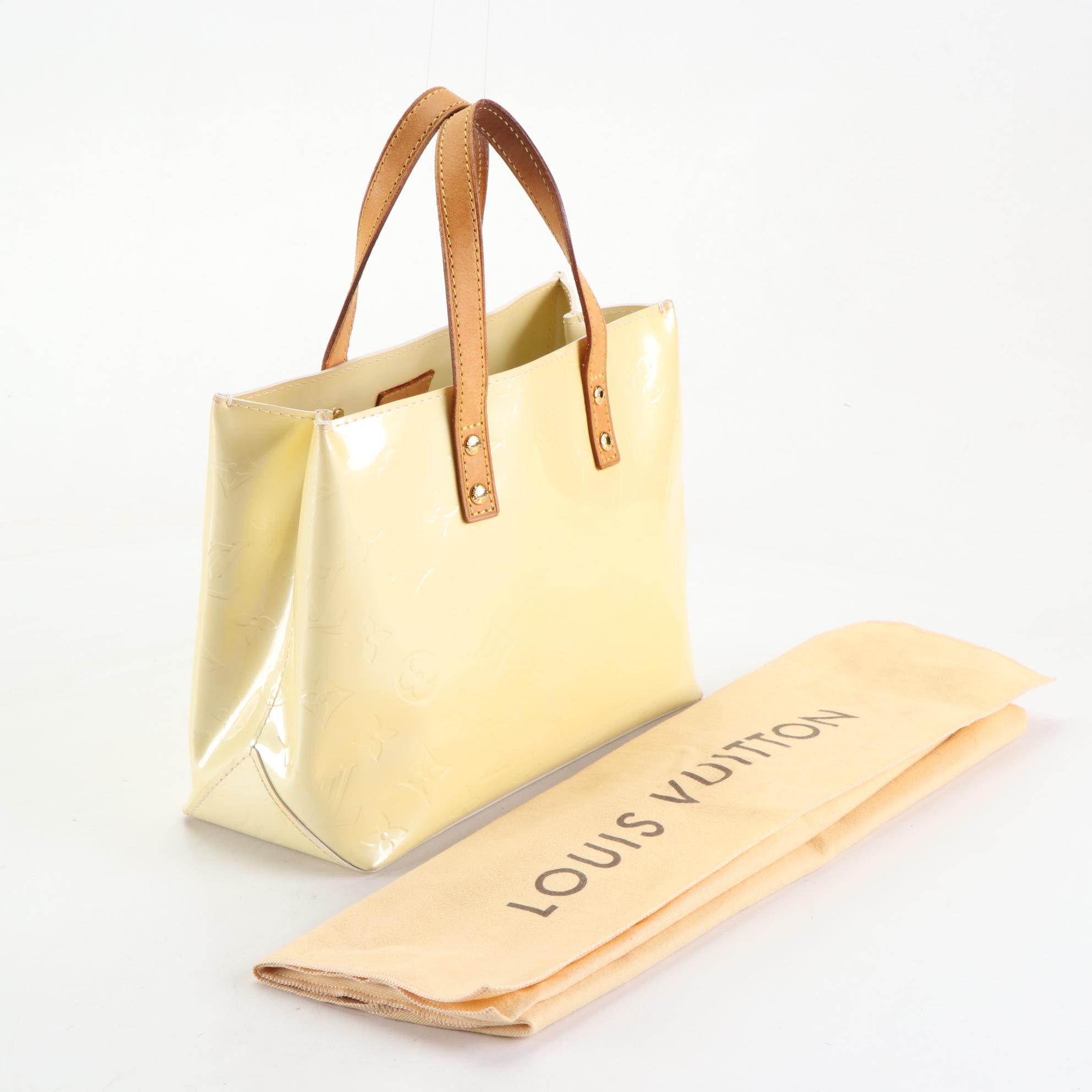 Louis Vuitton Reade PM in Monogram Vernis and Vachetta Leather