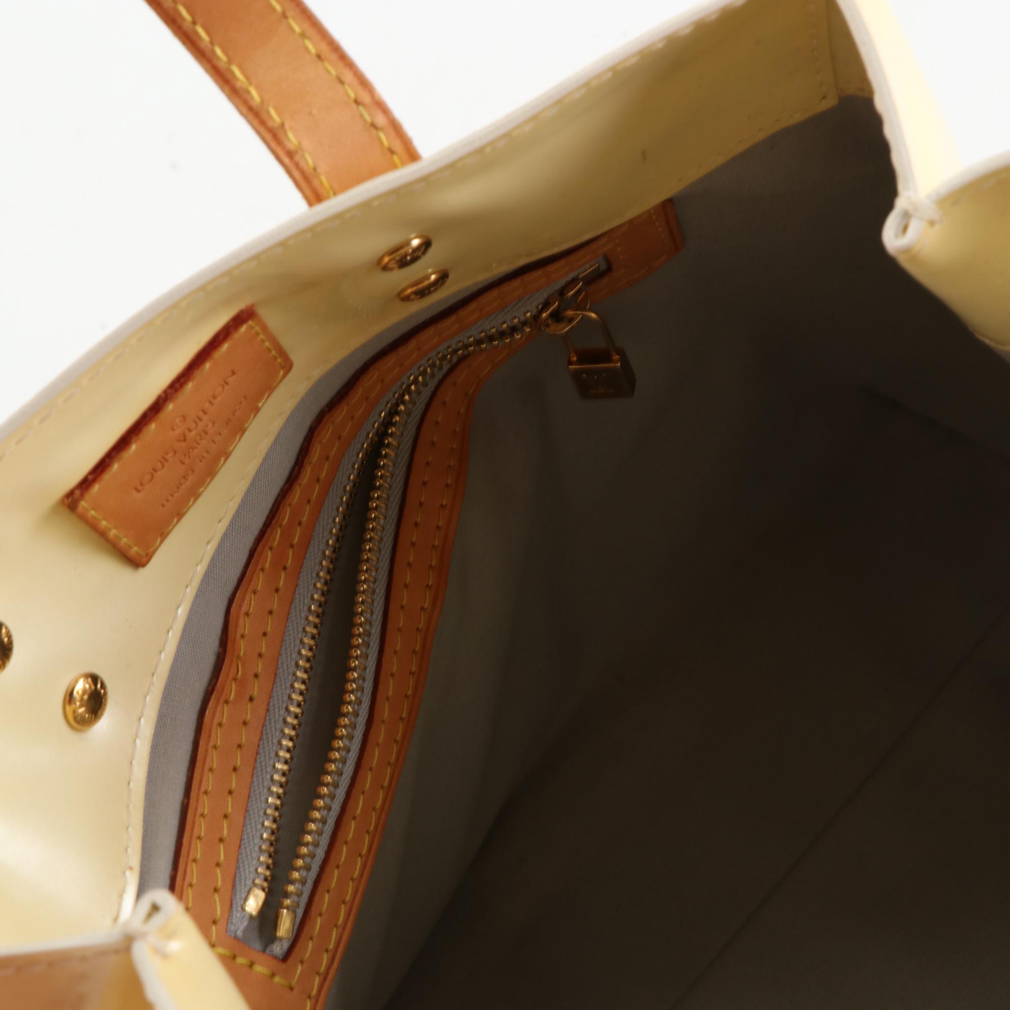 Louis Vuitton Reade PM in Monogram Vernis and Vachetta Leather