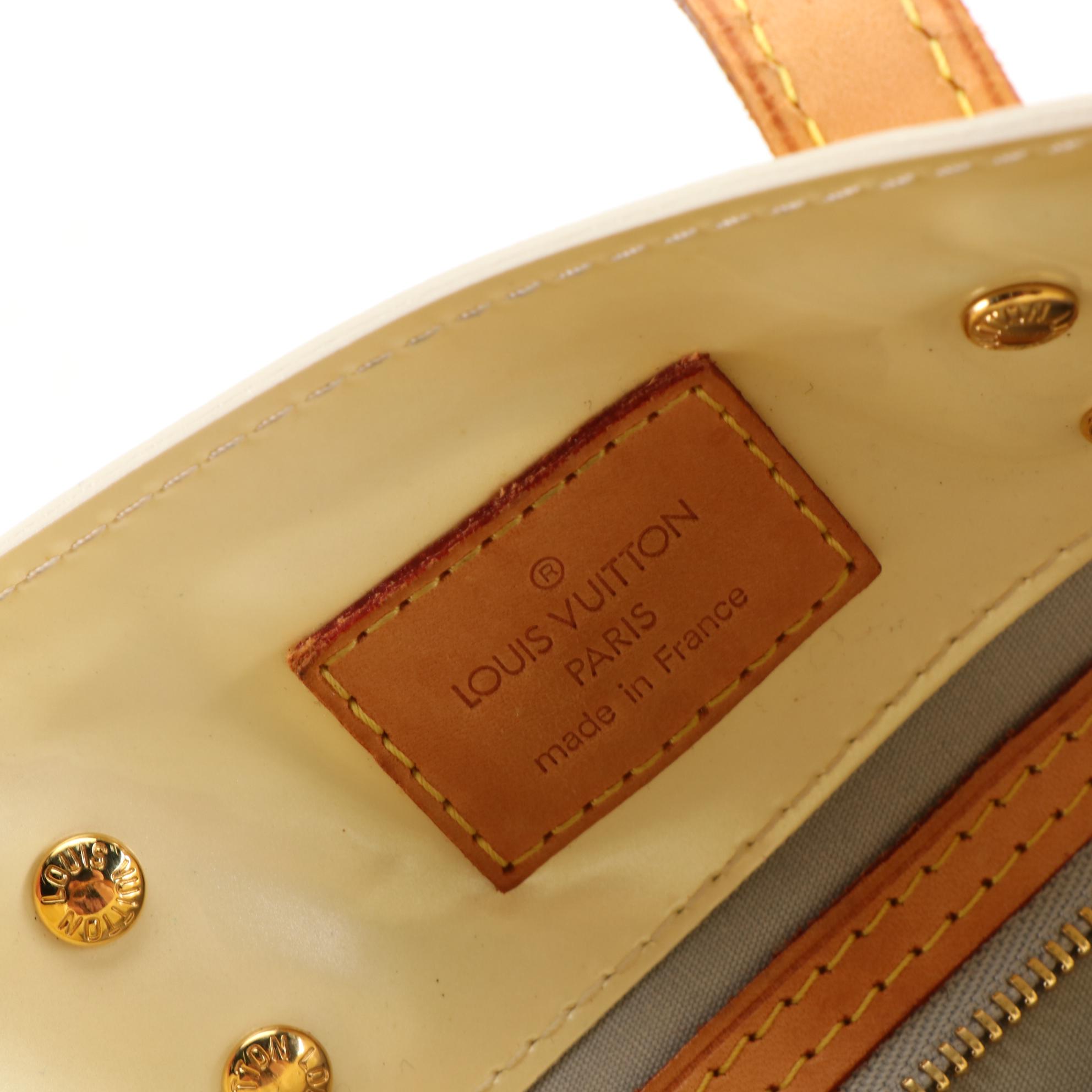 Louis Vuitton Reade PM in Monogram Vernis and Vachetta Leather