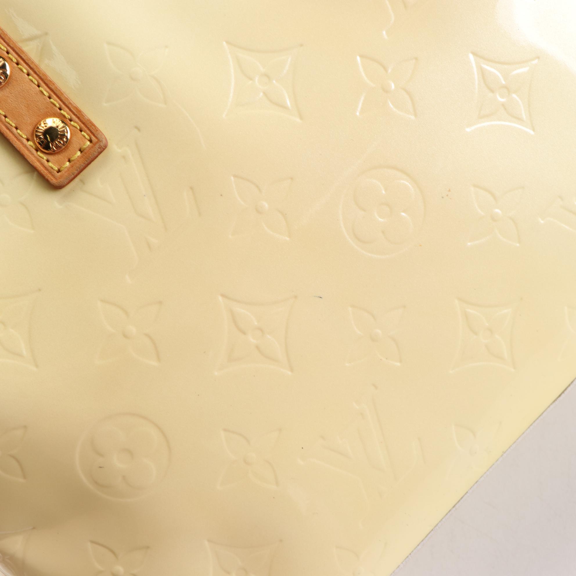 Louis Vuitton Reade PM in Monogram Vernis and Vachetta Leather