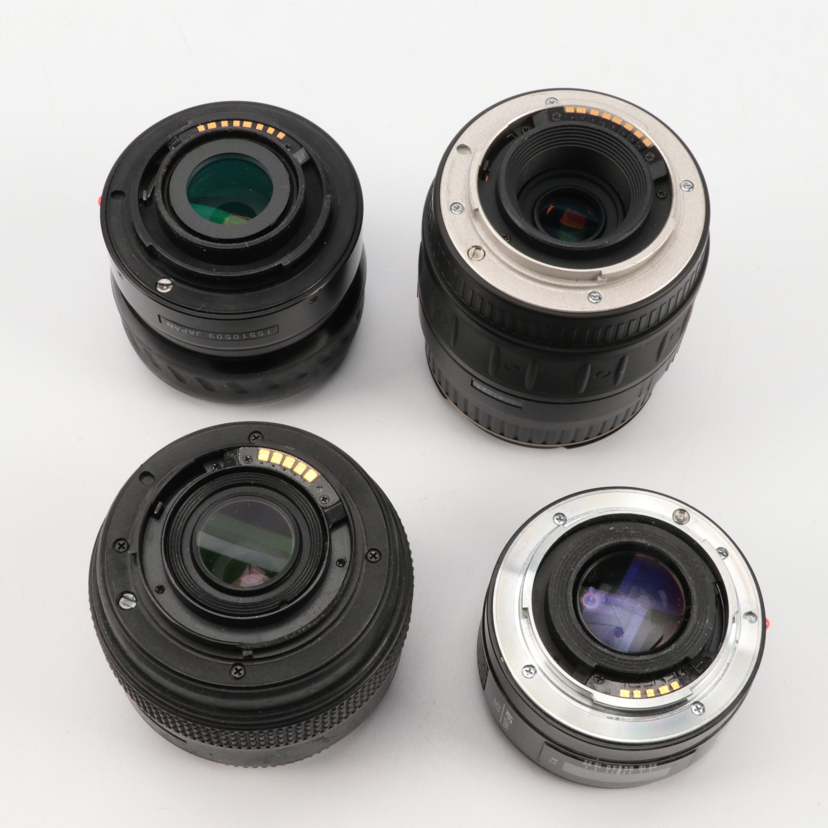 Minolta X-370 and XG7 SLR Cameras with Lenses