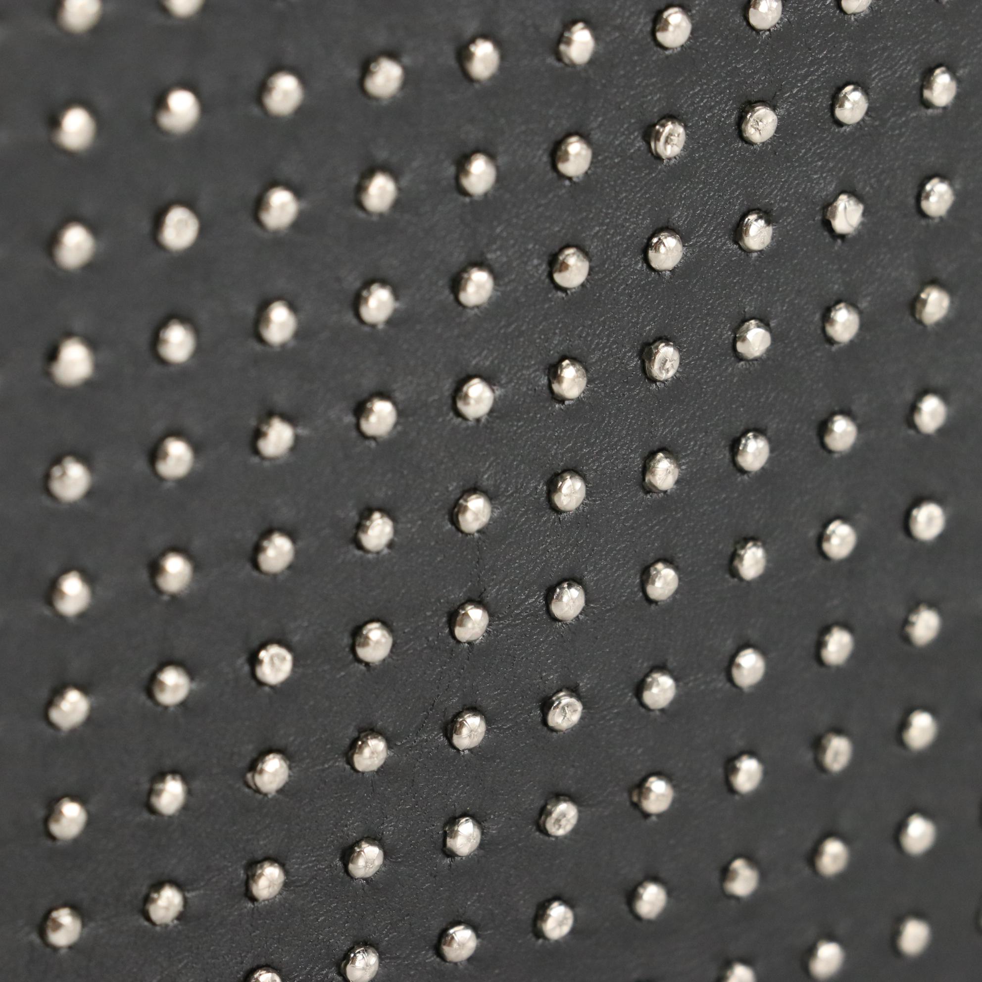 Saint Laurent Bifold Wallet in Studded Black Leather