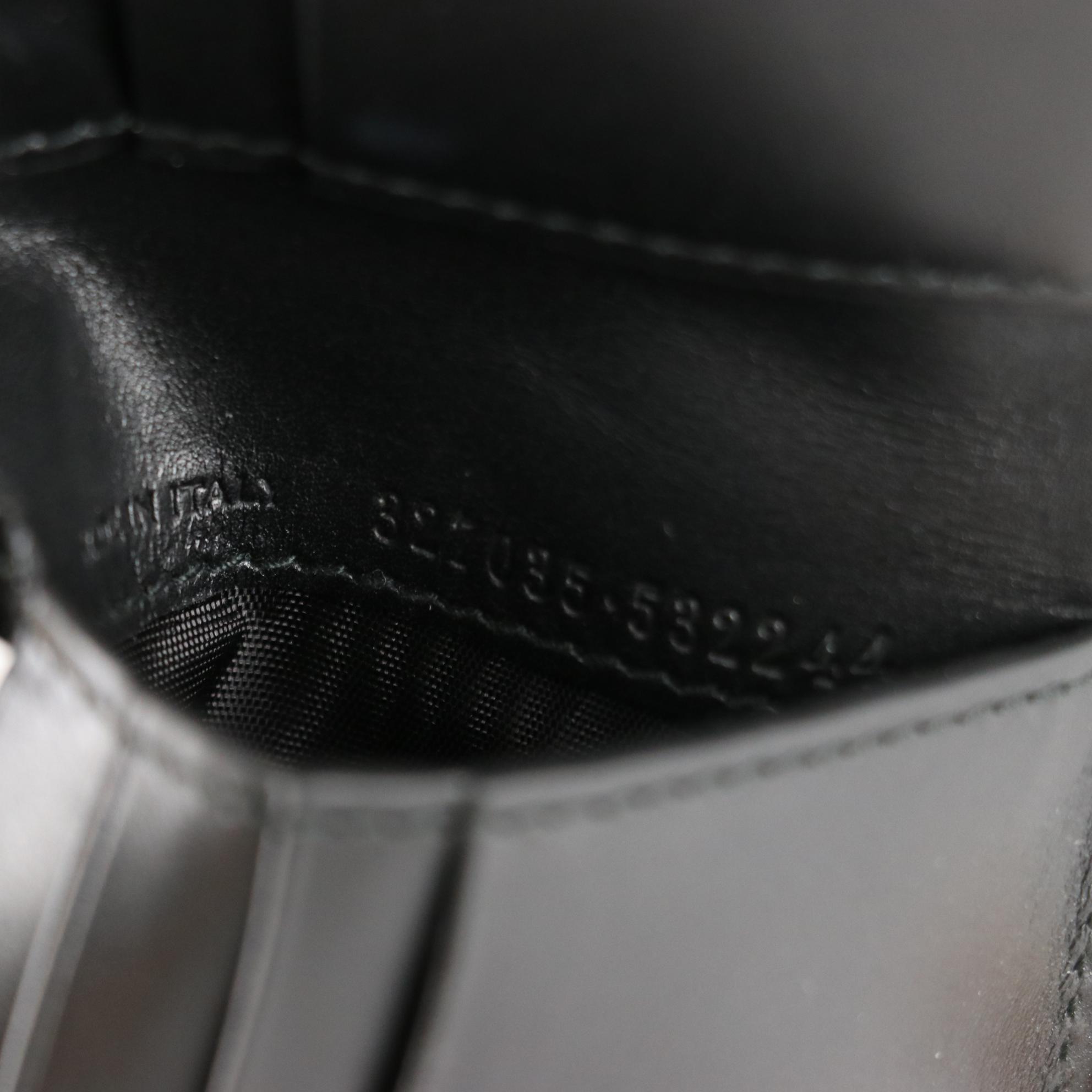 Saint Laurent Bifold Wallet in Studded Black Leather