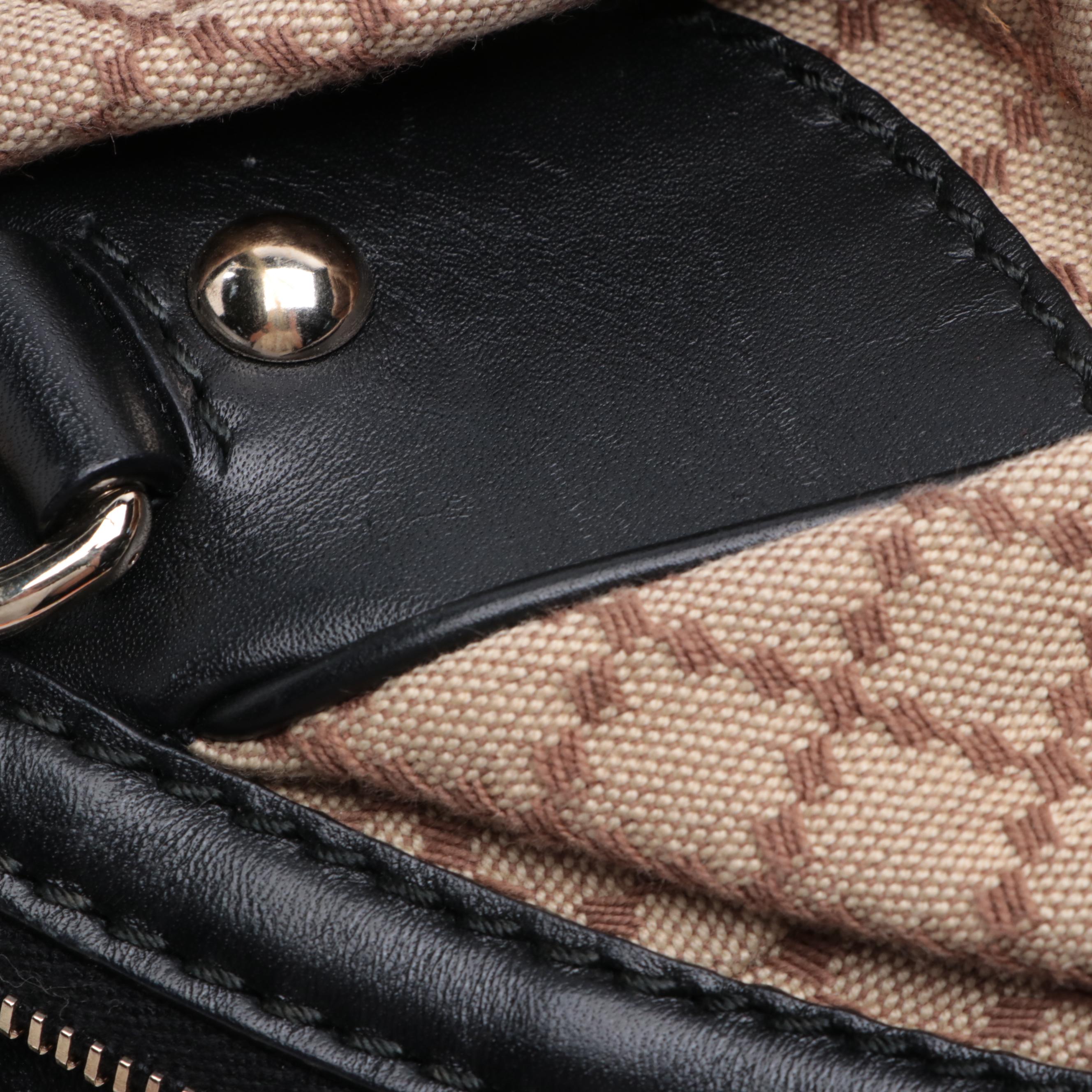 Gucci Sukey Tote in Diamante Canvas and Leather