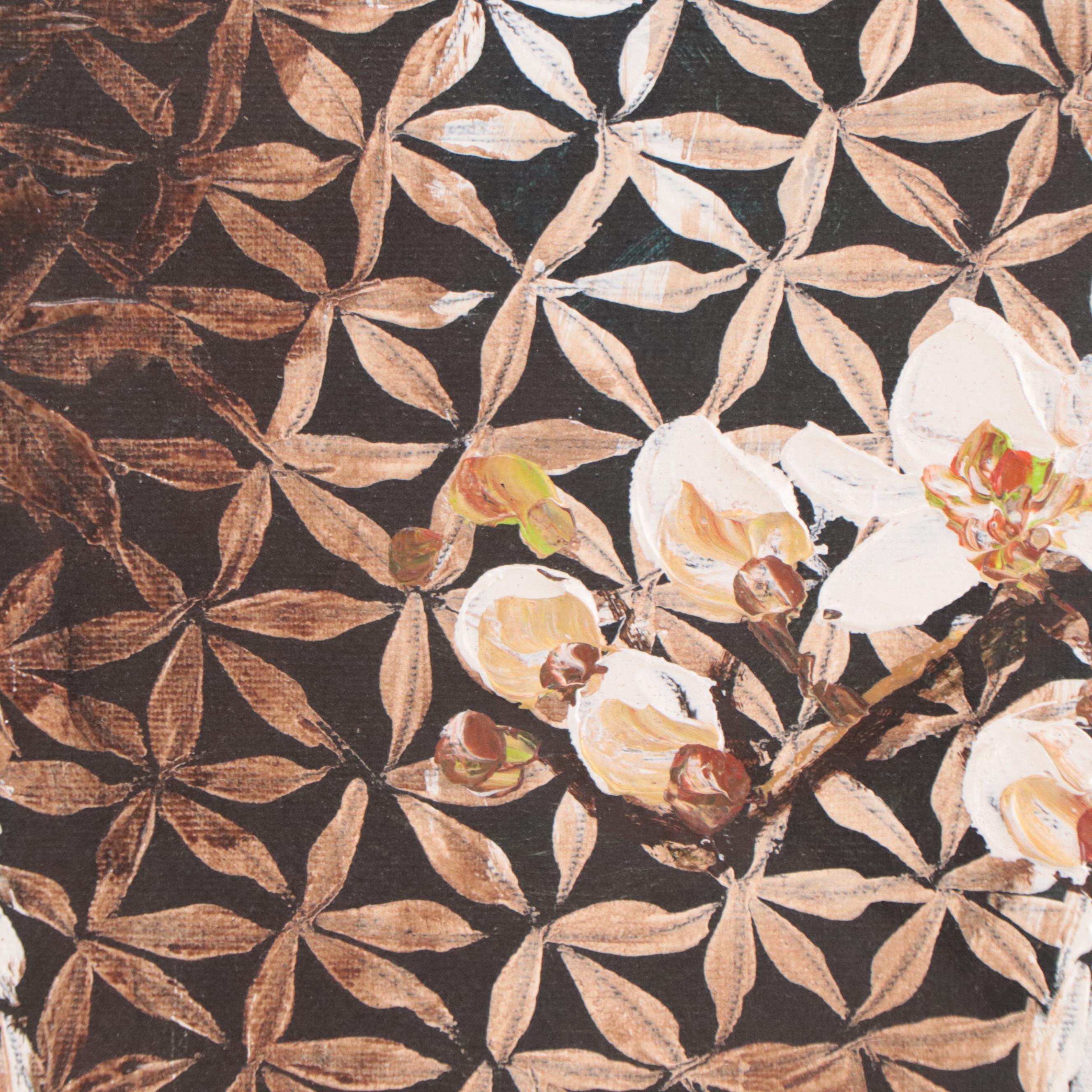 Herman Betke Oil Painting of Floral Still Life