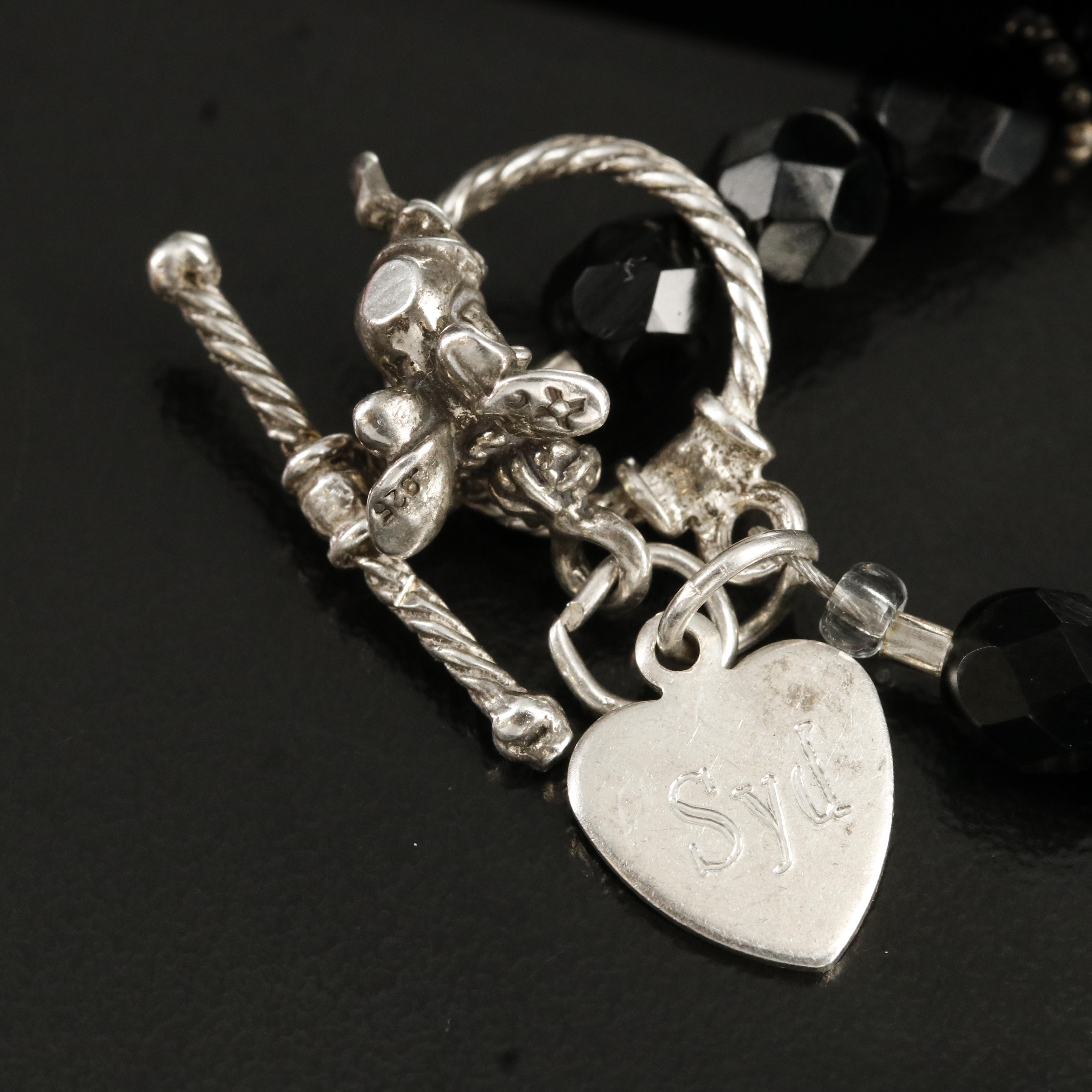 Sterling Beaded Bracelets Including Coral