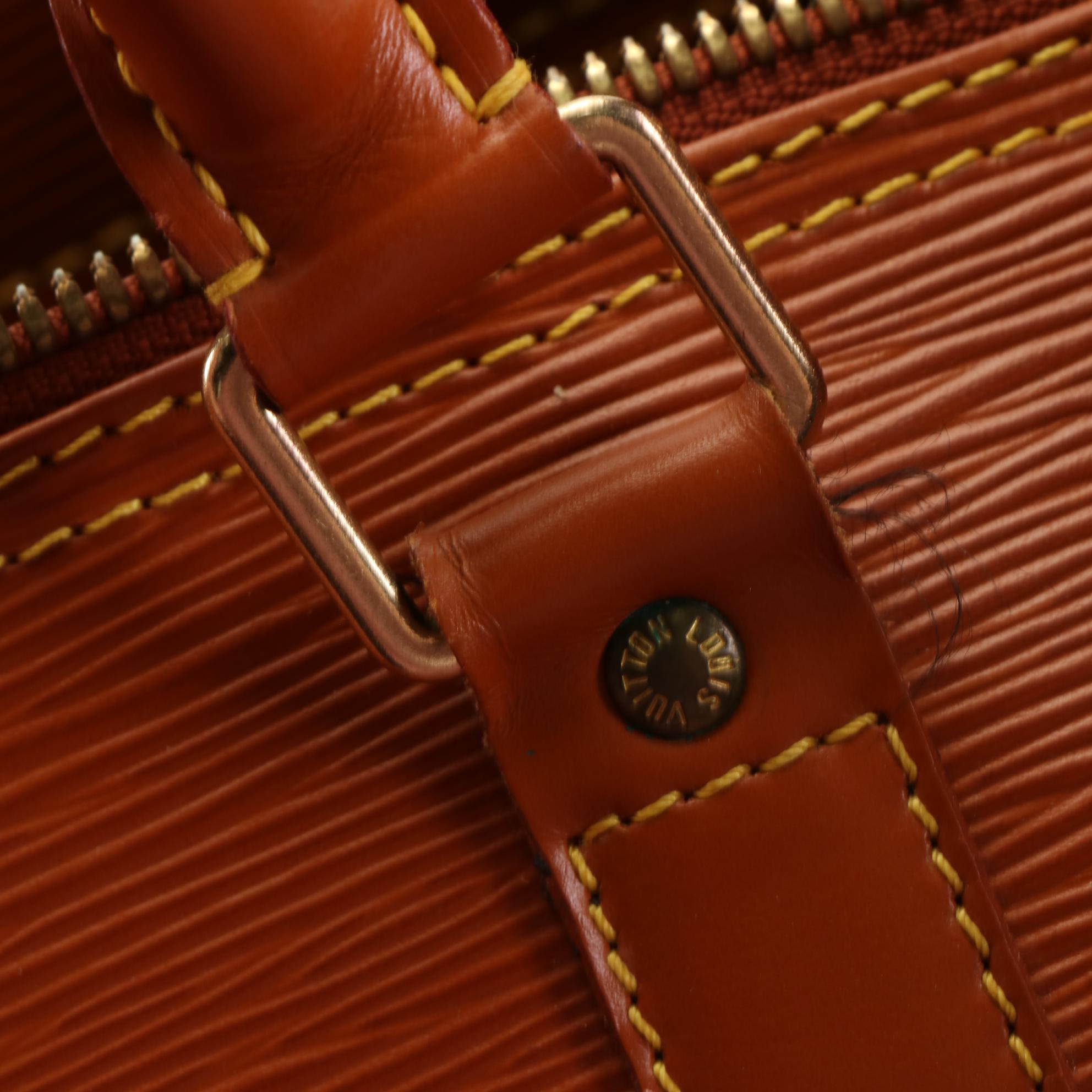 Louis Vuitton Keepall 50 in Cipango Gold Epi and Smooth Leather