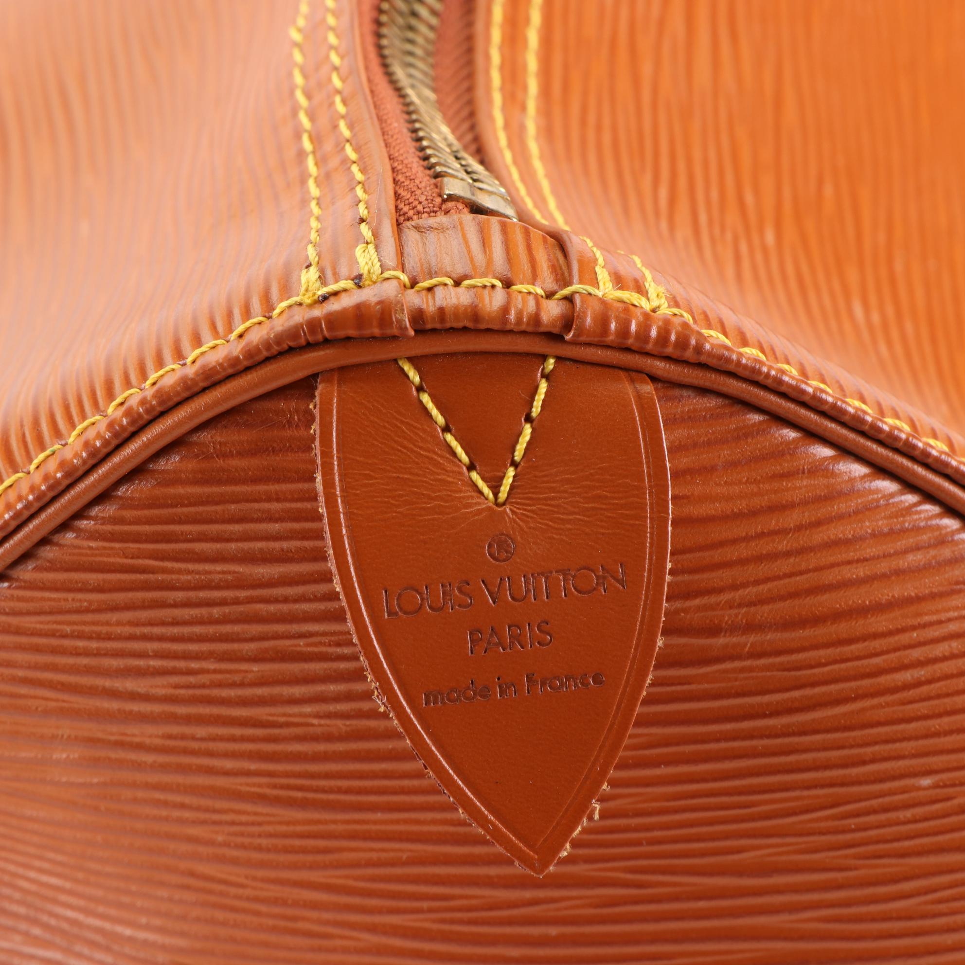 Louis Vuitton Keepall 50 in Cipango Gold Epi and Smooth Leather