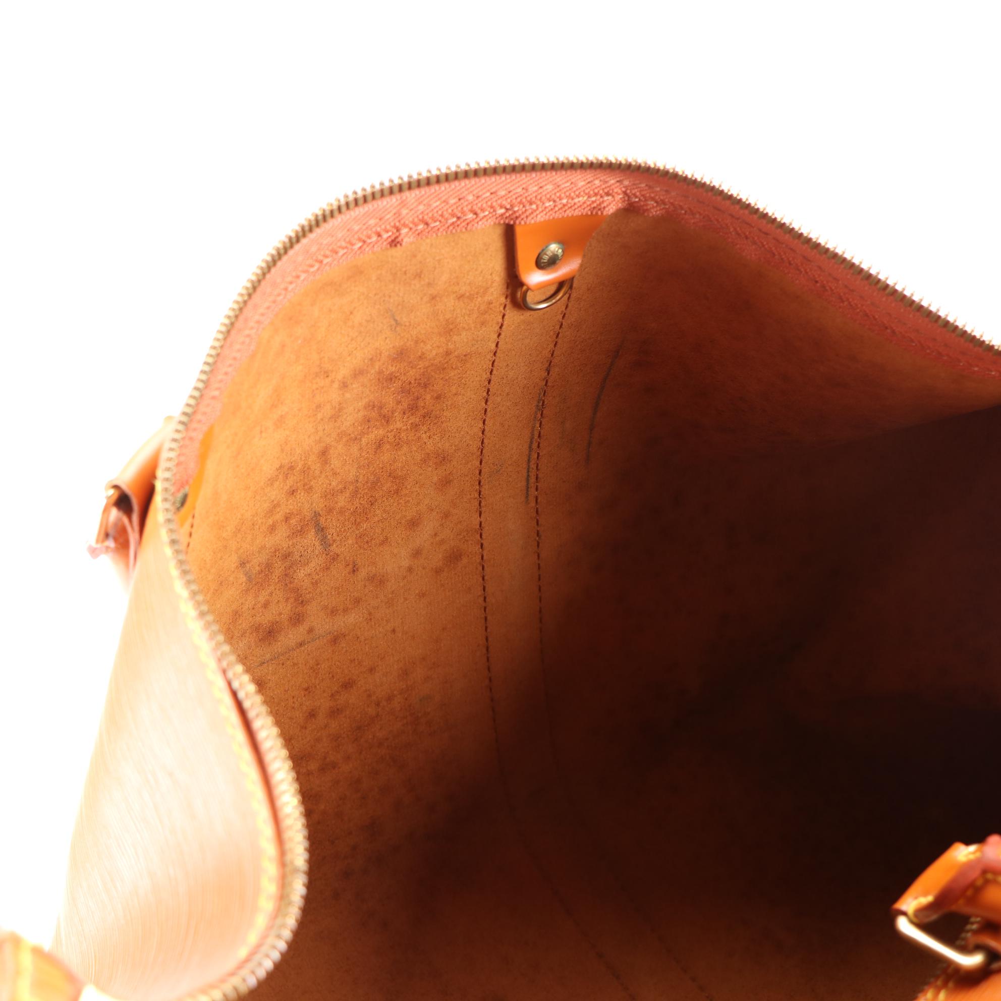 Louis Vuitton Keepall 50 in Cipango Gold Epi and Smooth Leather