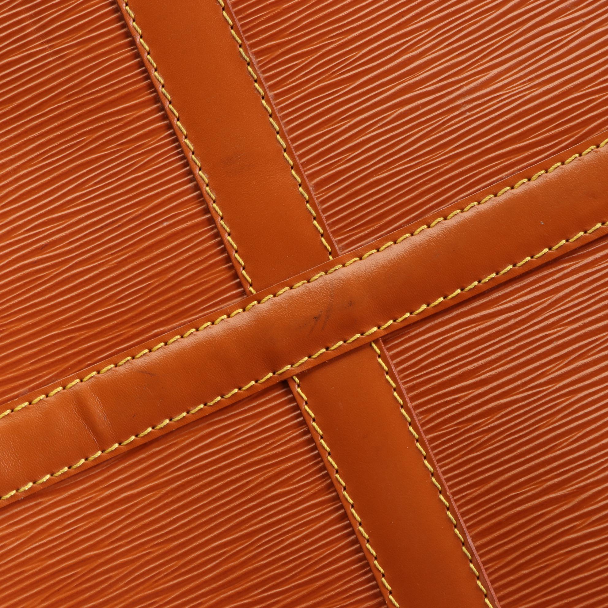 Louis Vuitton Keepall 50 in Cipango Gold Epi and Smooth Leather