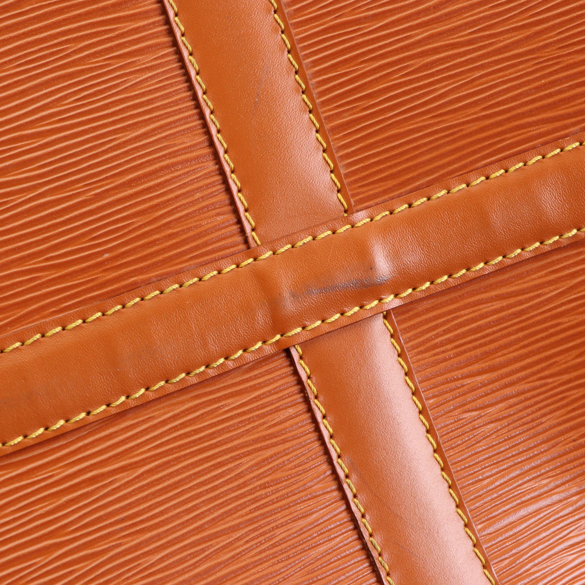 Louis Vuitton Keepall 50 in Cipango Gold Epi and Smooth Leather