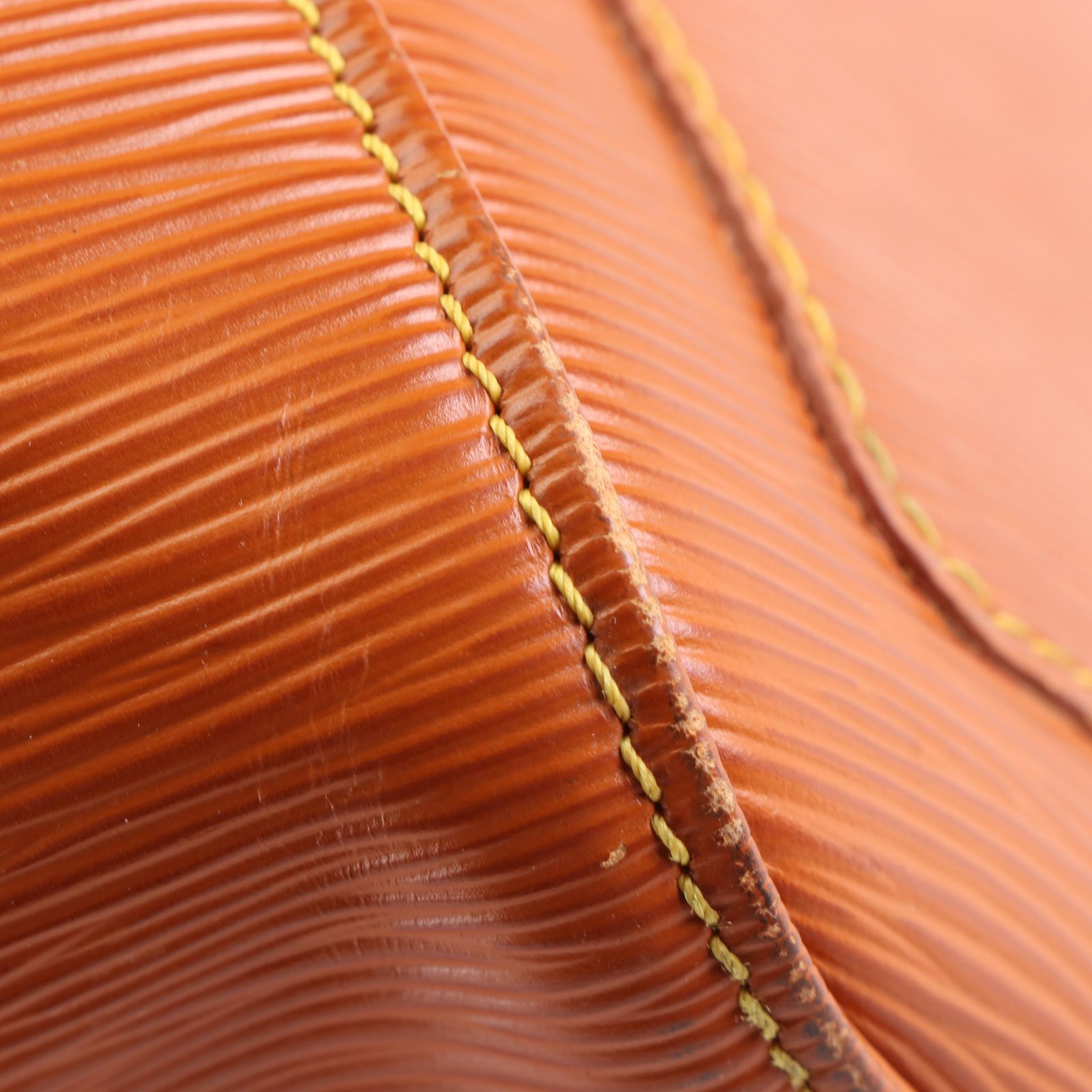 Louis Vuitton Keepall 50 in Cipango Gold Epi and Smooth Leather