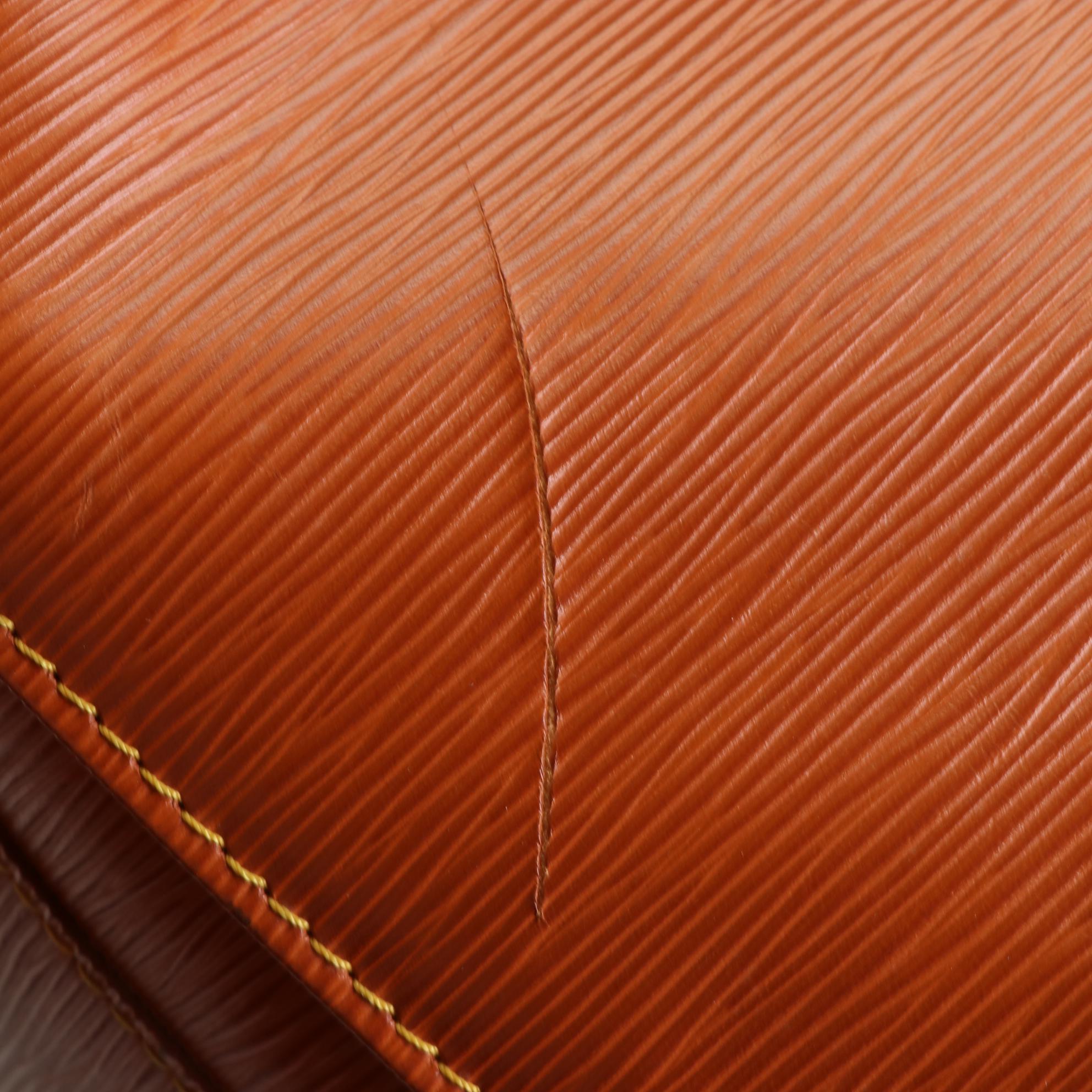 Louis Vuitton Keepall 50 in Cipango Gold Epi and Smooth Leather