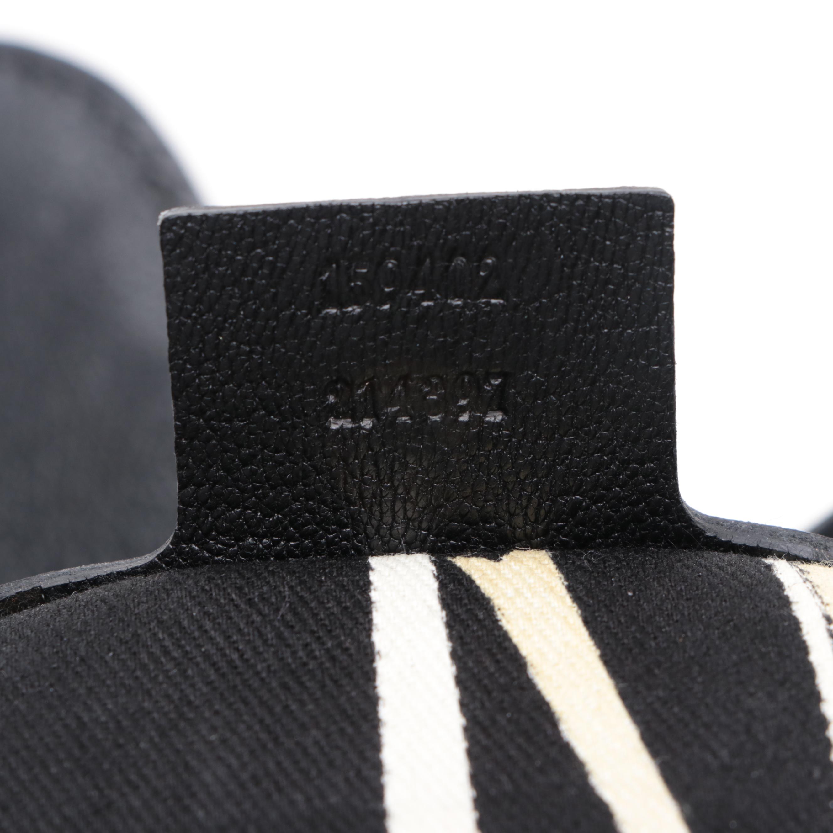 Gucci Horsebit Chain Flap Shoulder Bag in Black Leather