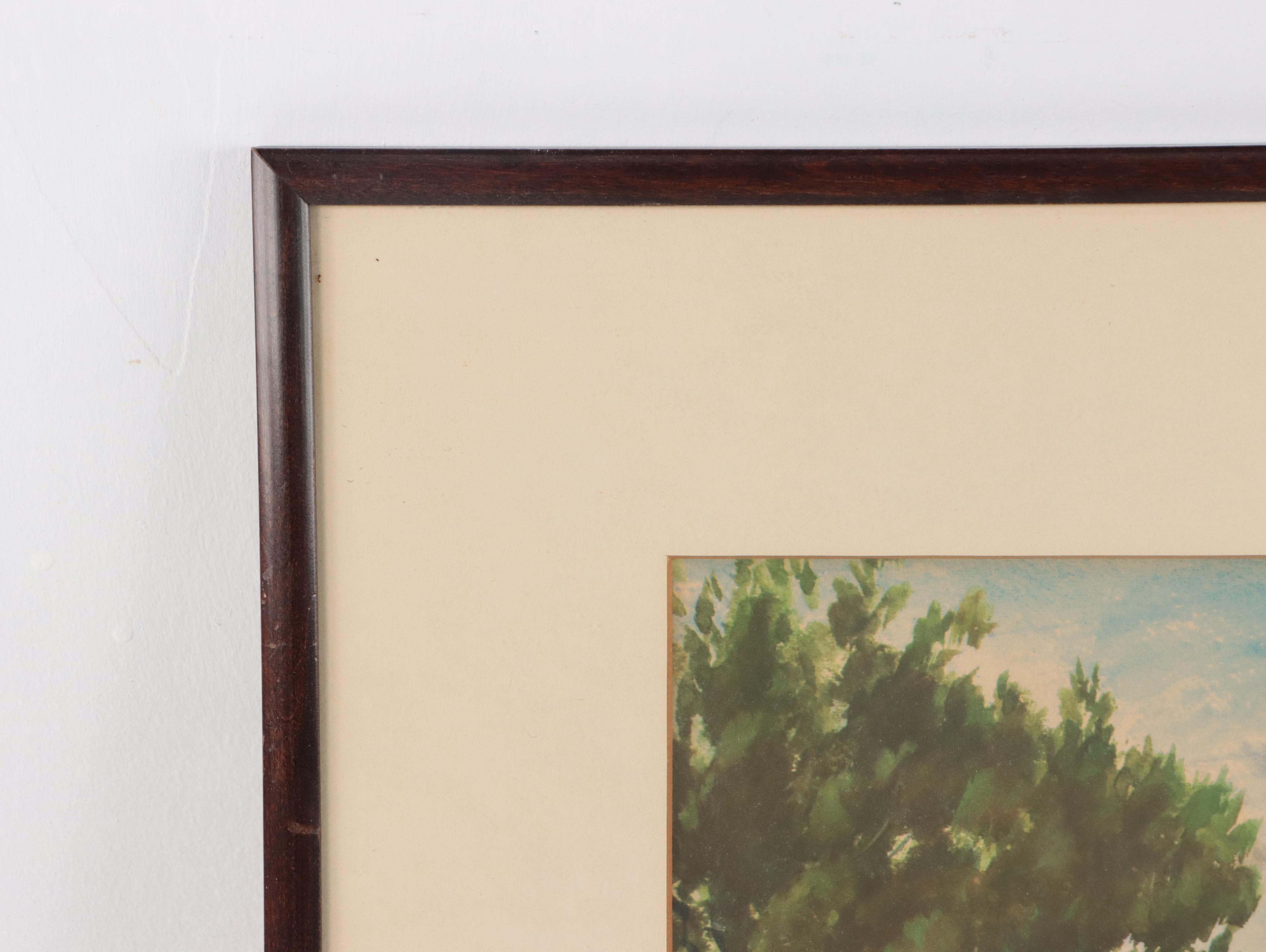 Landscape Offset Lithographs Including "Fourways Inn" After Maria Evers Smith