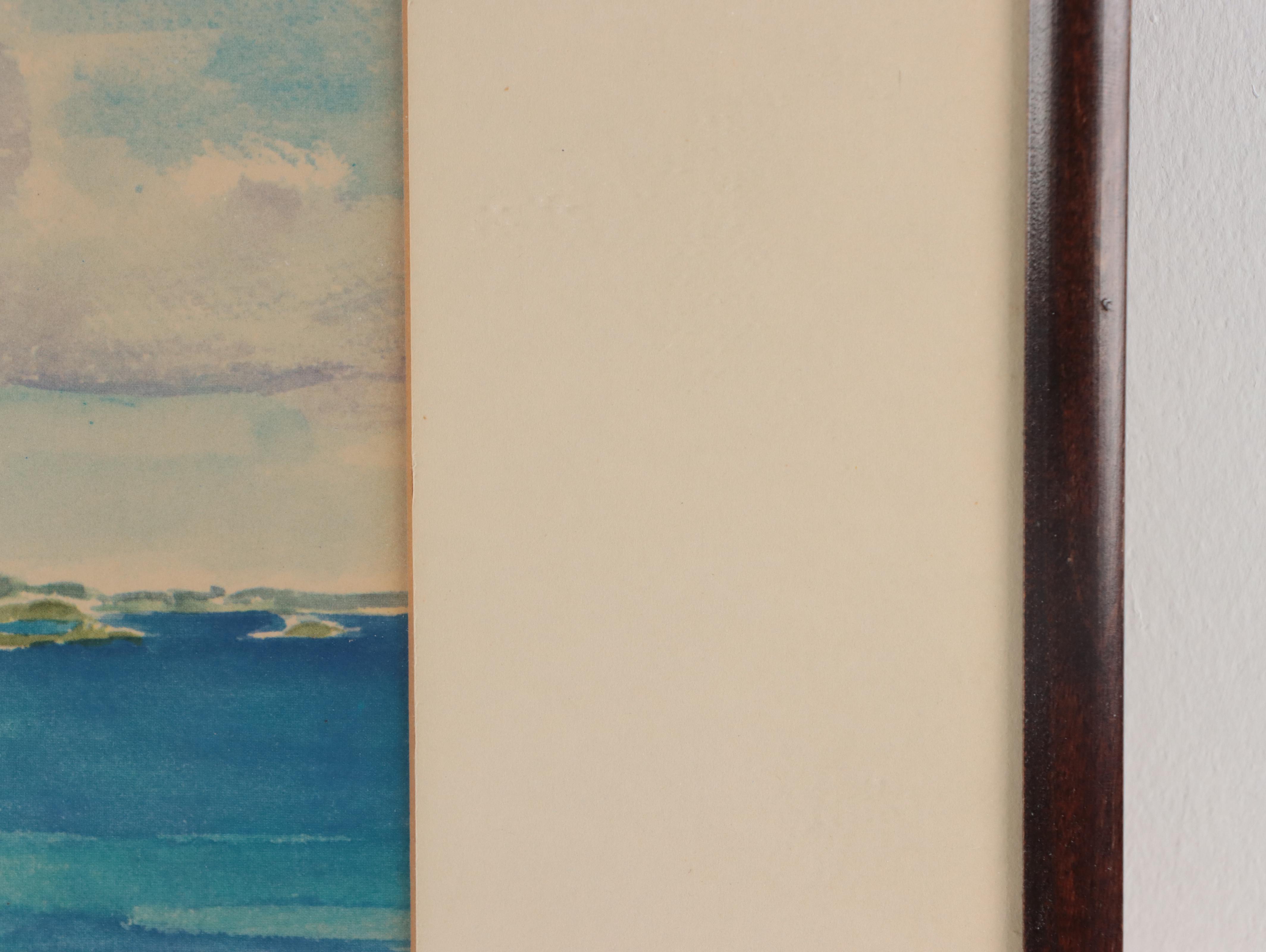 Landscape Offset Lithographs Including "Fourways Inn" After Maria Evers Smith