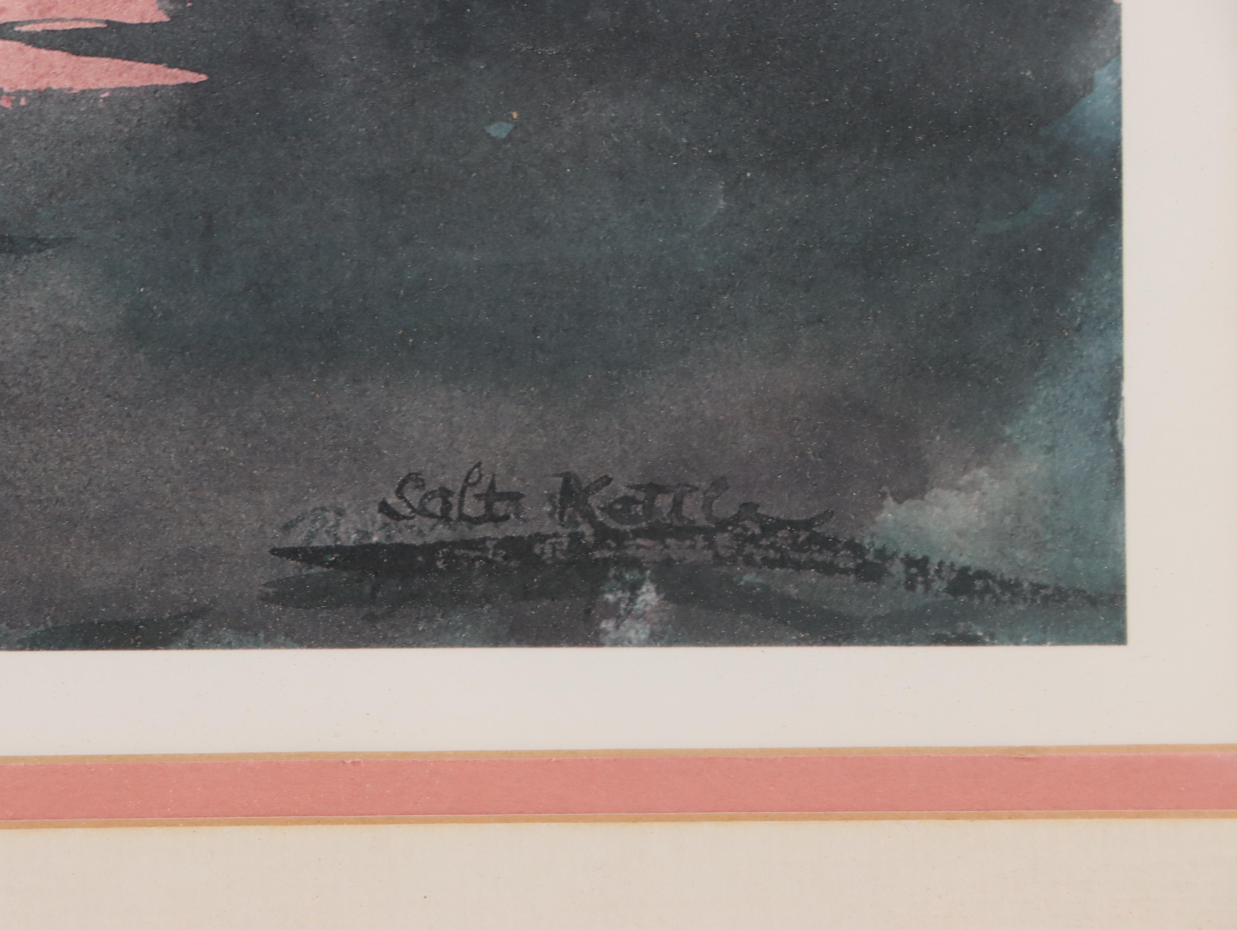 Landscape Offset Lithographs Including "Fourways Inn" After Maria Evers Smith