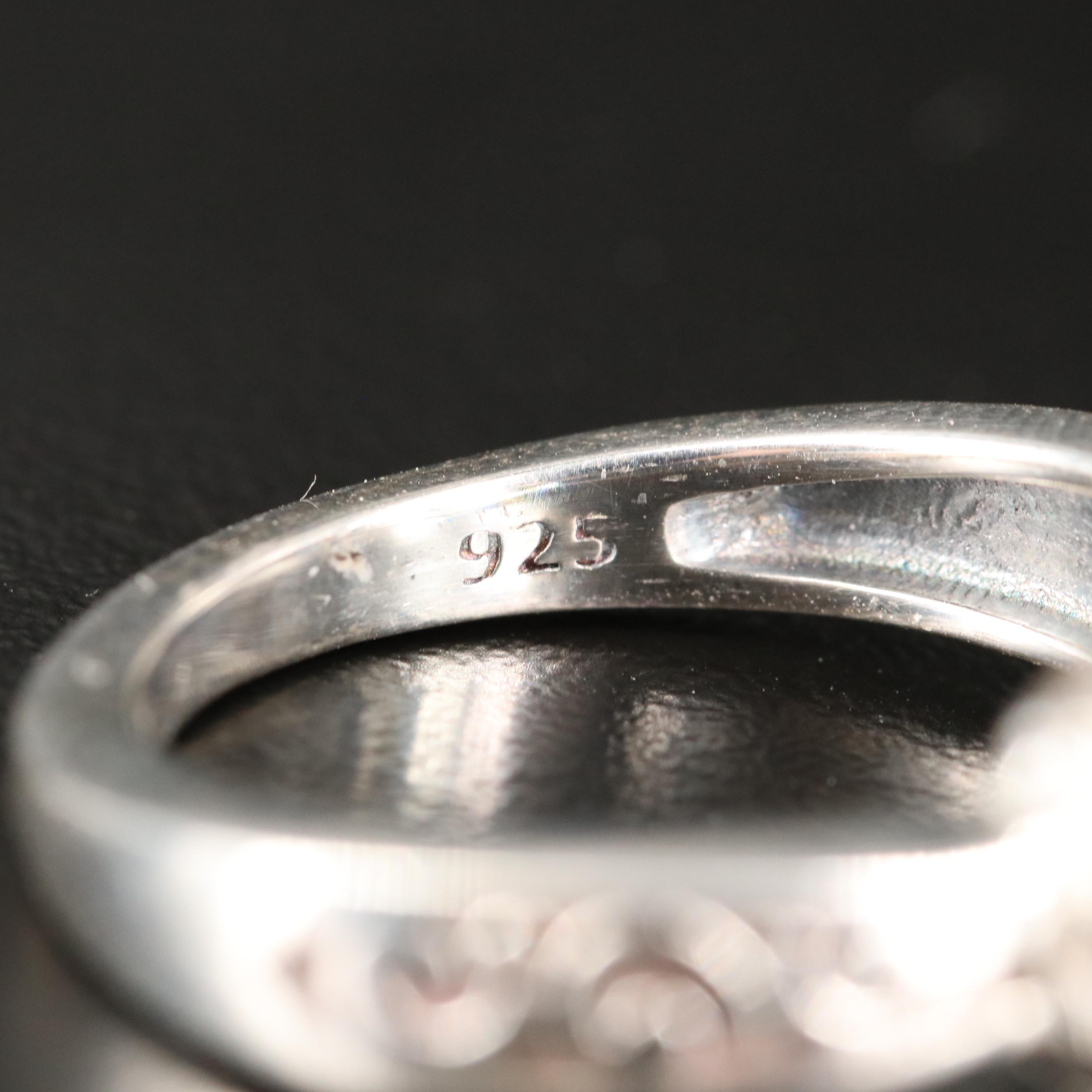 Sterling Prasiolite Ring