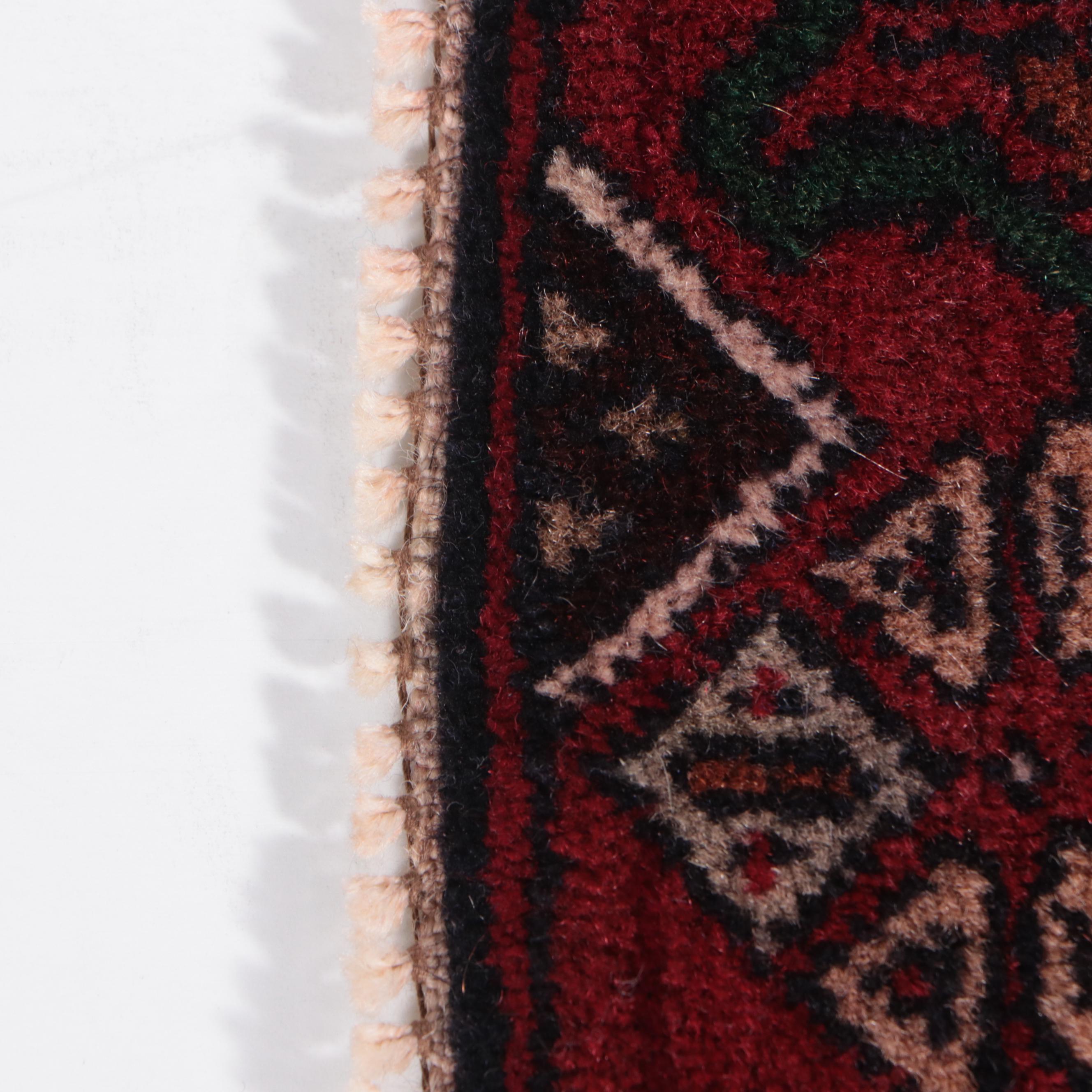 1'7 x 2'10 Hand-Knotted Afghan Baluch Accent Rug