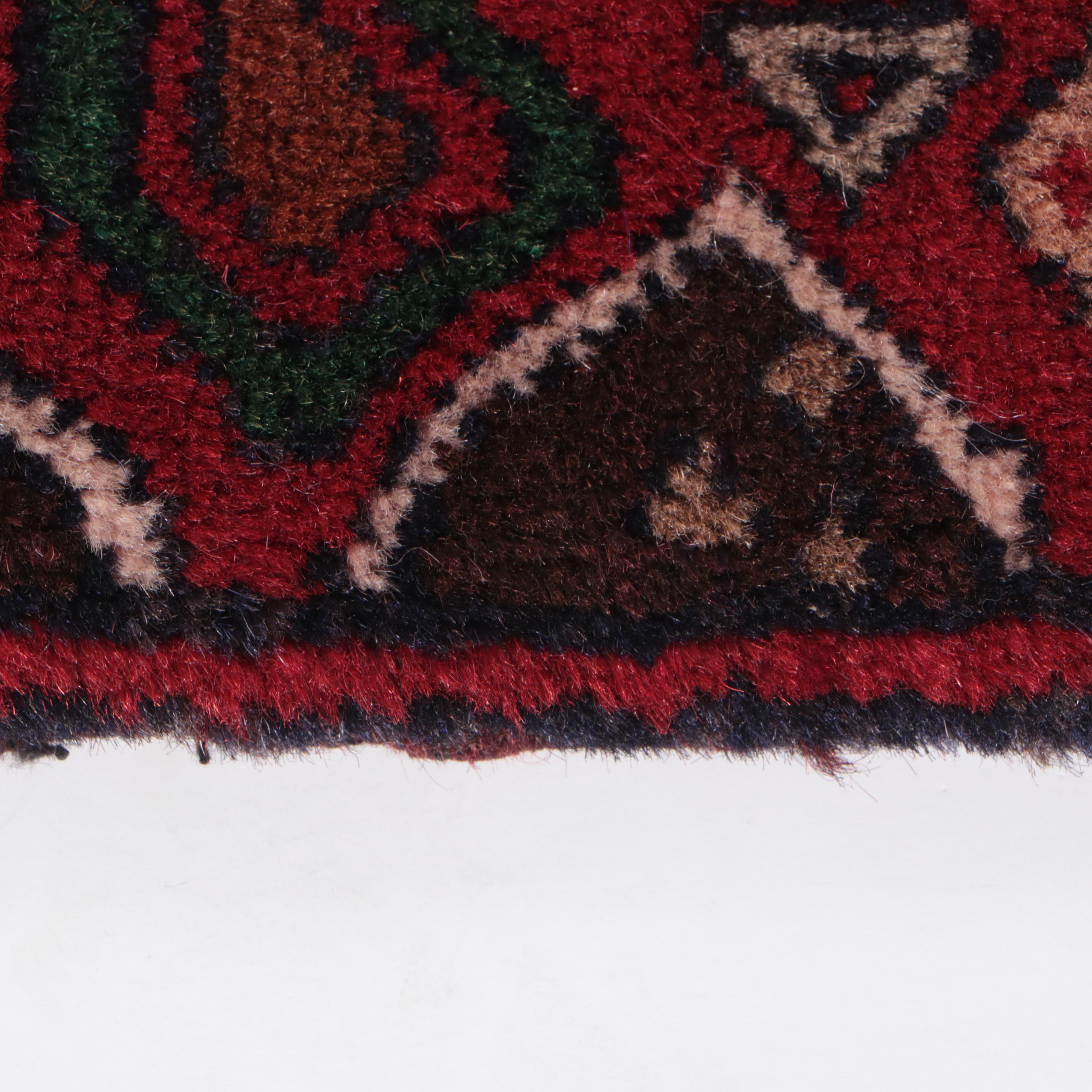 1'7 x 2'10 Hand-Knotted Afghan Baluch Accent Rug