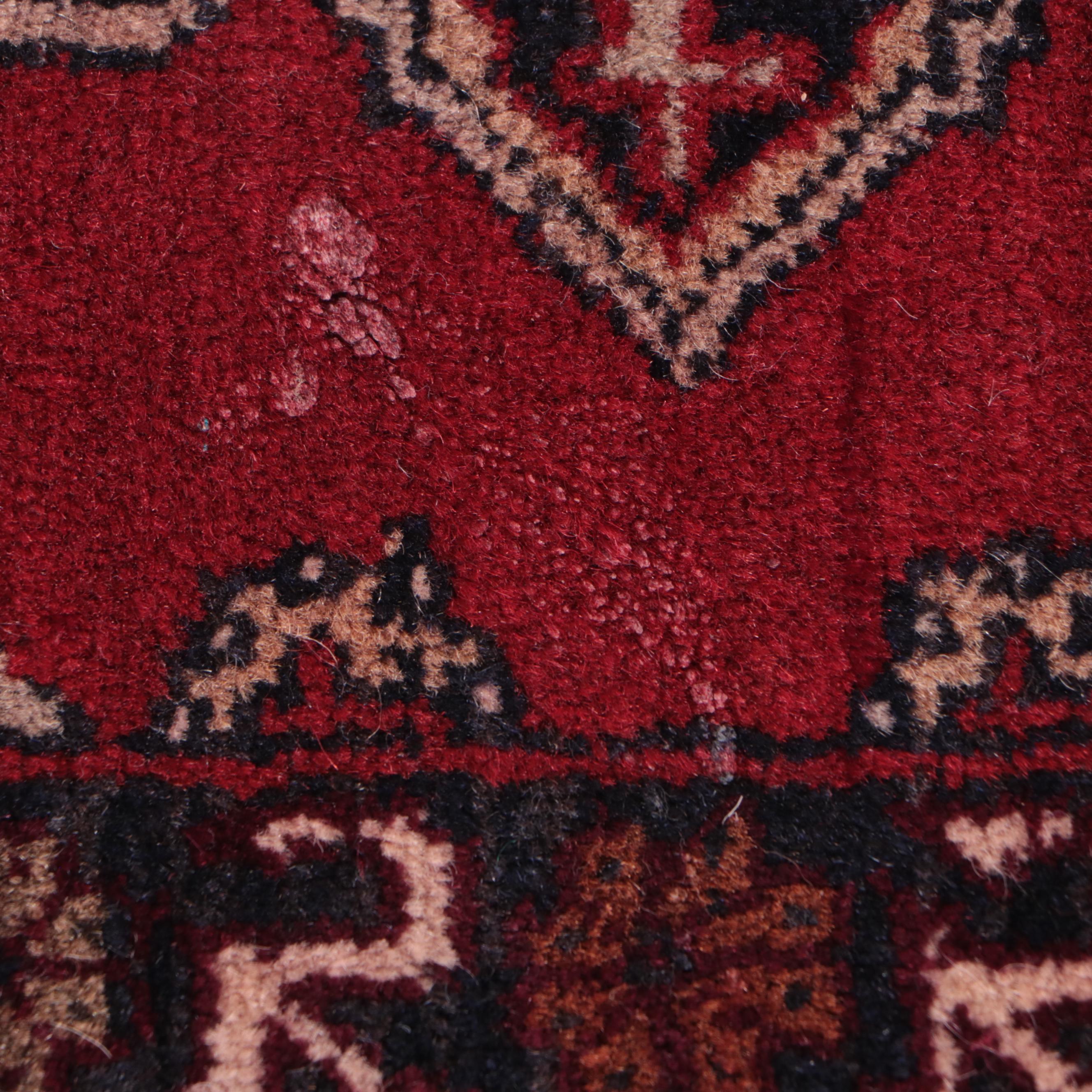 1'7 x 2'10 Hand-Knotted Afghan Baluch Accent Rug