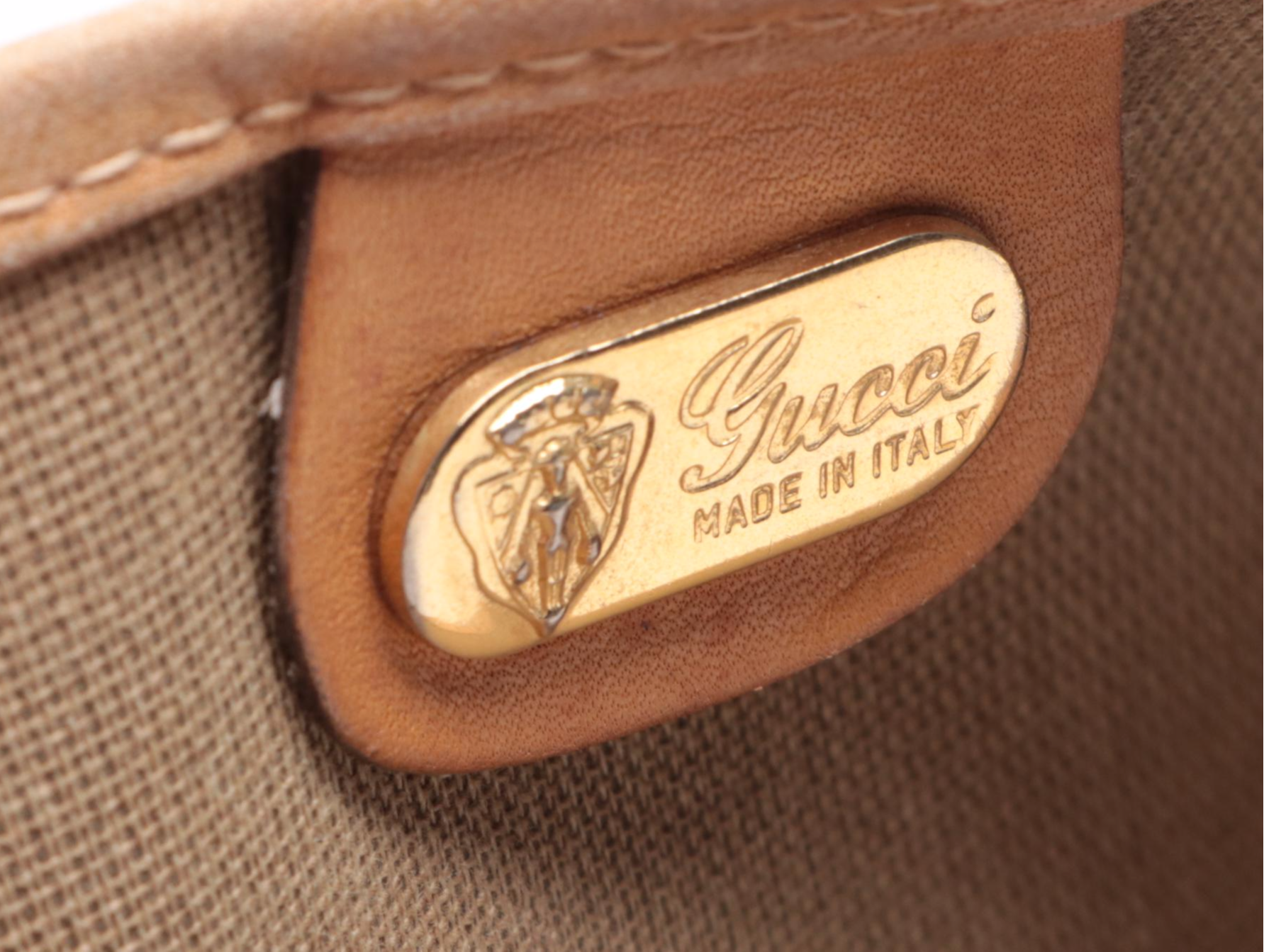 Gucci Tote in Micro GG Supreme Canvas and Leather