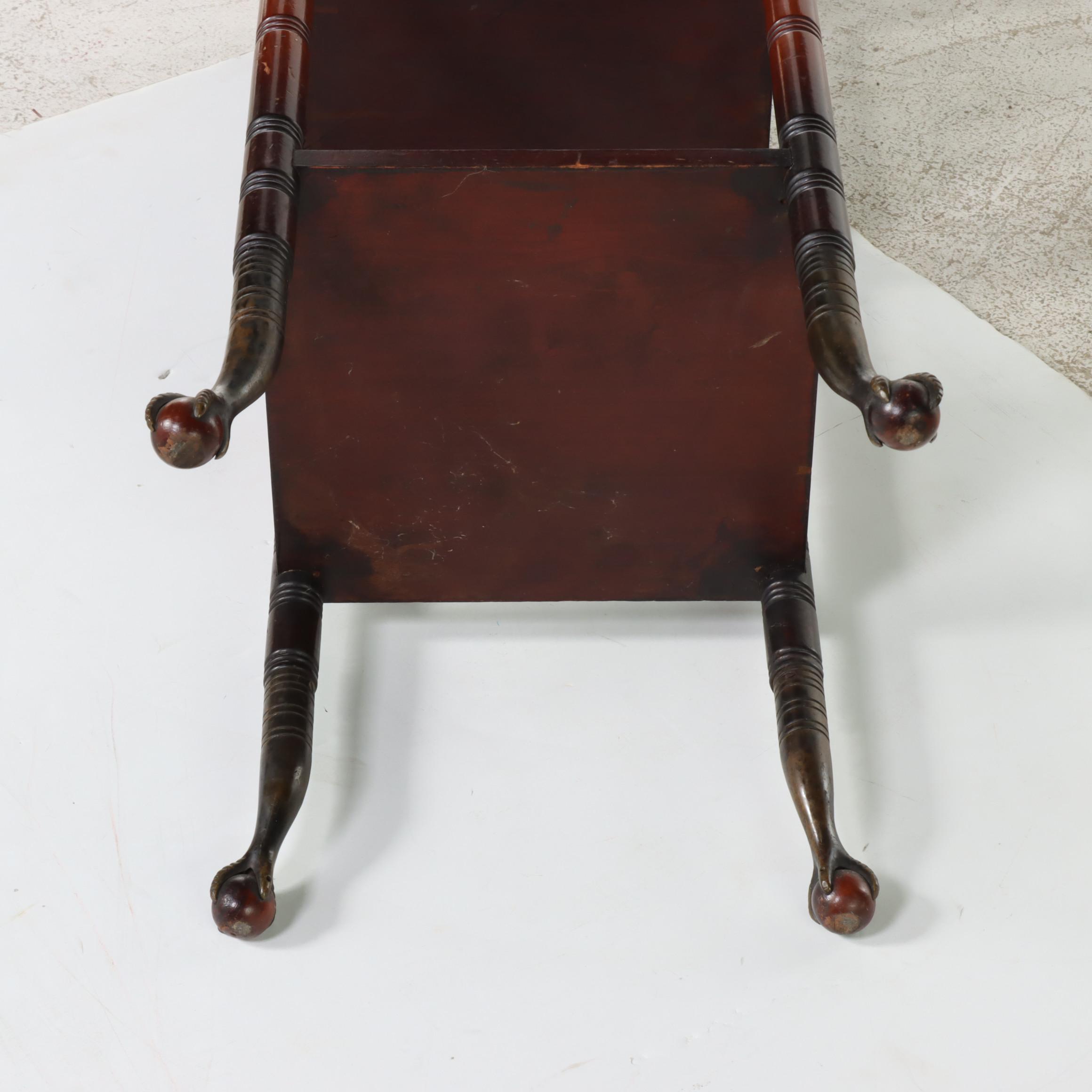 Aesthetic Movement Birch Pedestal, Late 19th / Early 20th Century